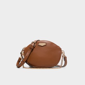 Vue principale des Sacs à bandoulières couleur Cognac Abingerrx pour femme.