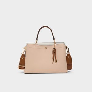 Vue principale des Sacoches couleur Taupe Bernardossx pour femme.