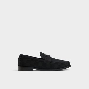 Main view of Black Hawley Loafer for men.