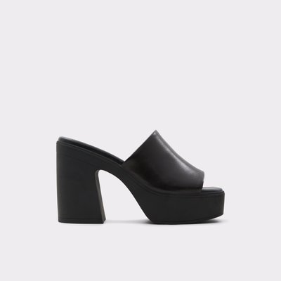 Maysee Other Black Leather Smooth Women S Mule Slides Aldo Us