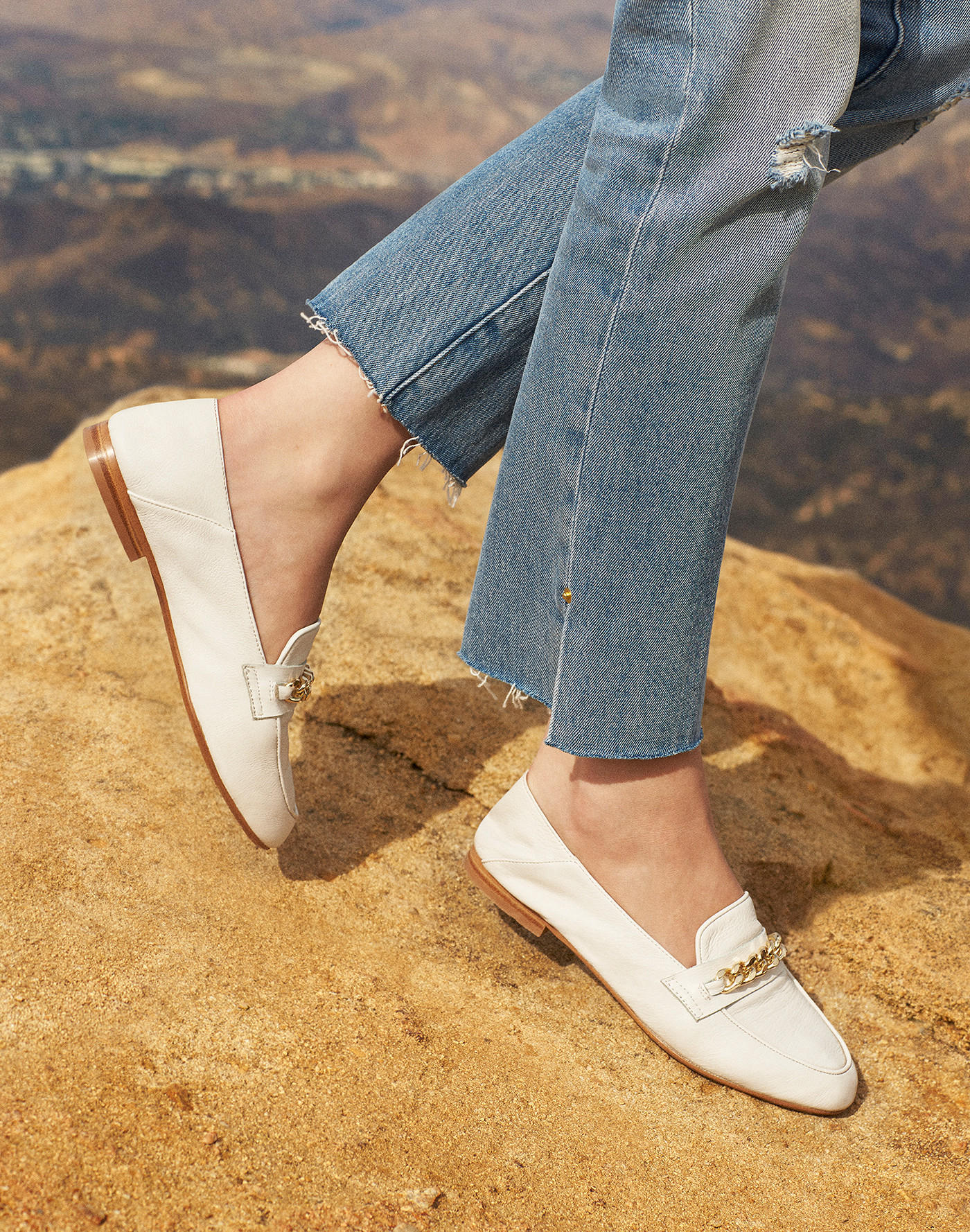 aldo white flats