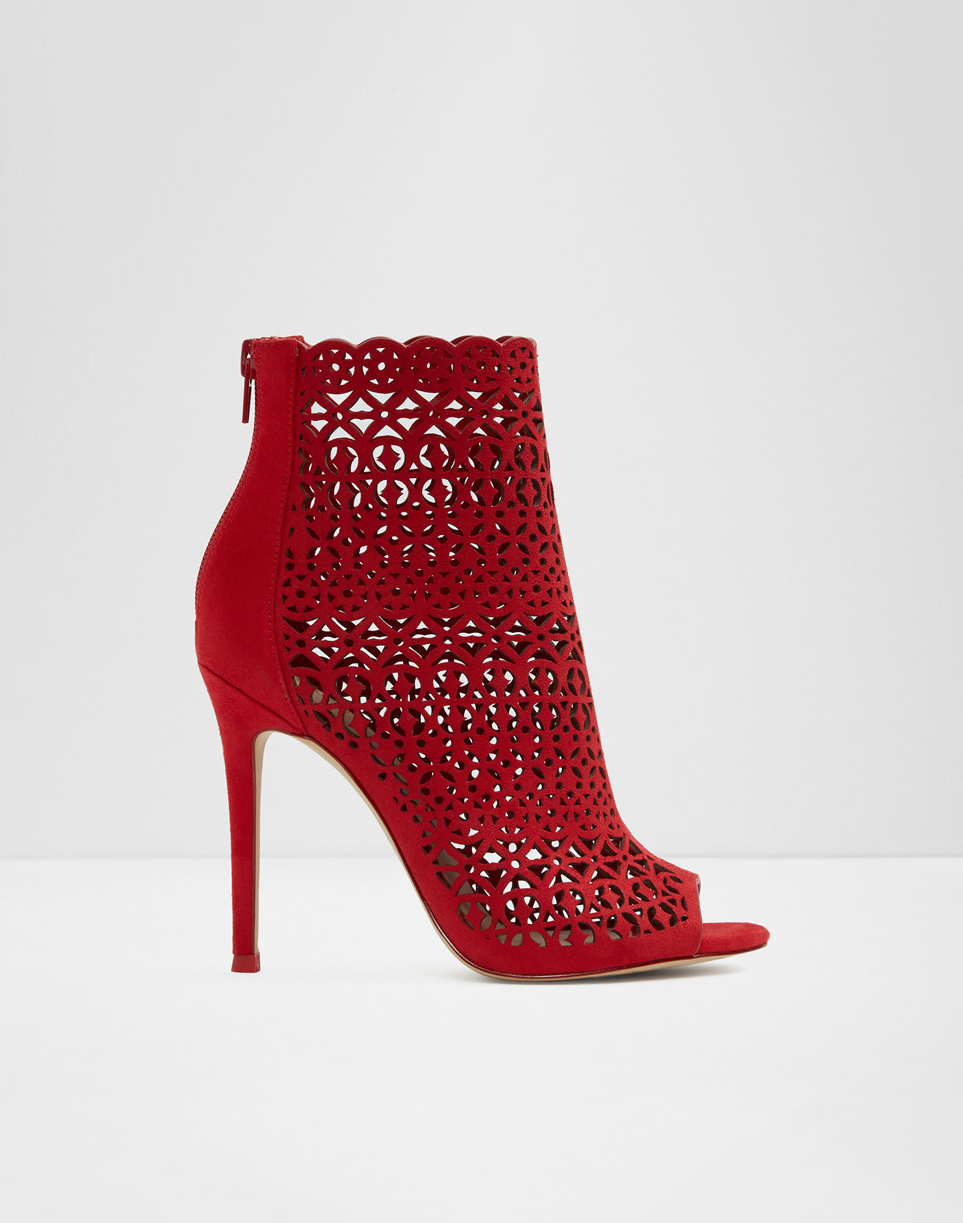 aldo red sequin heels