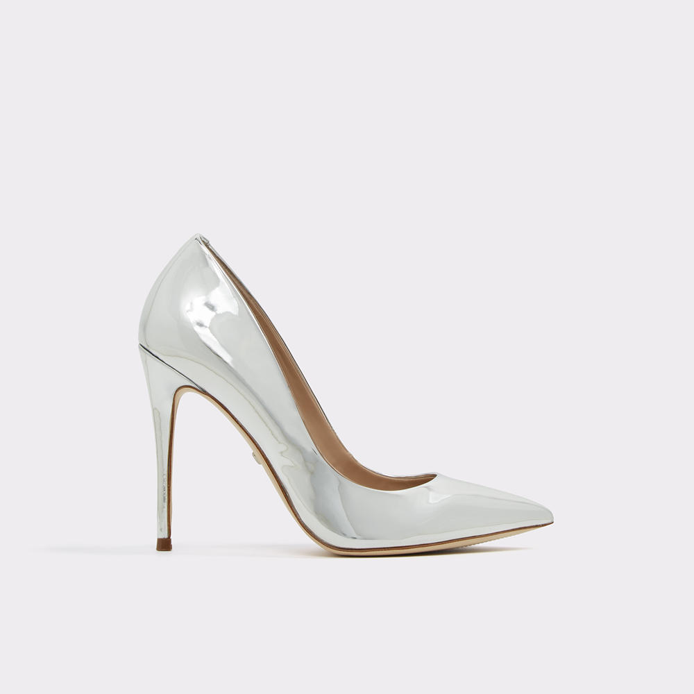 aldo stessy metallic pumps