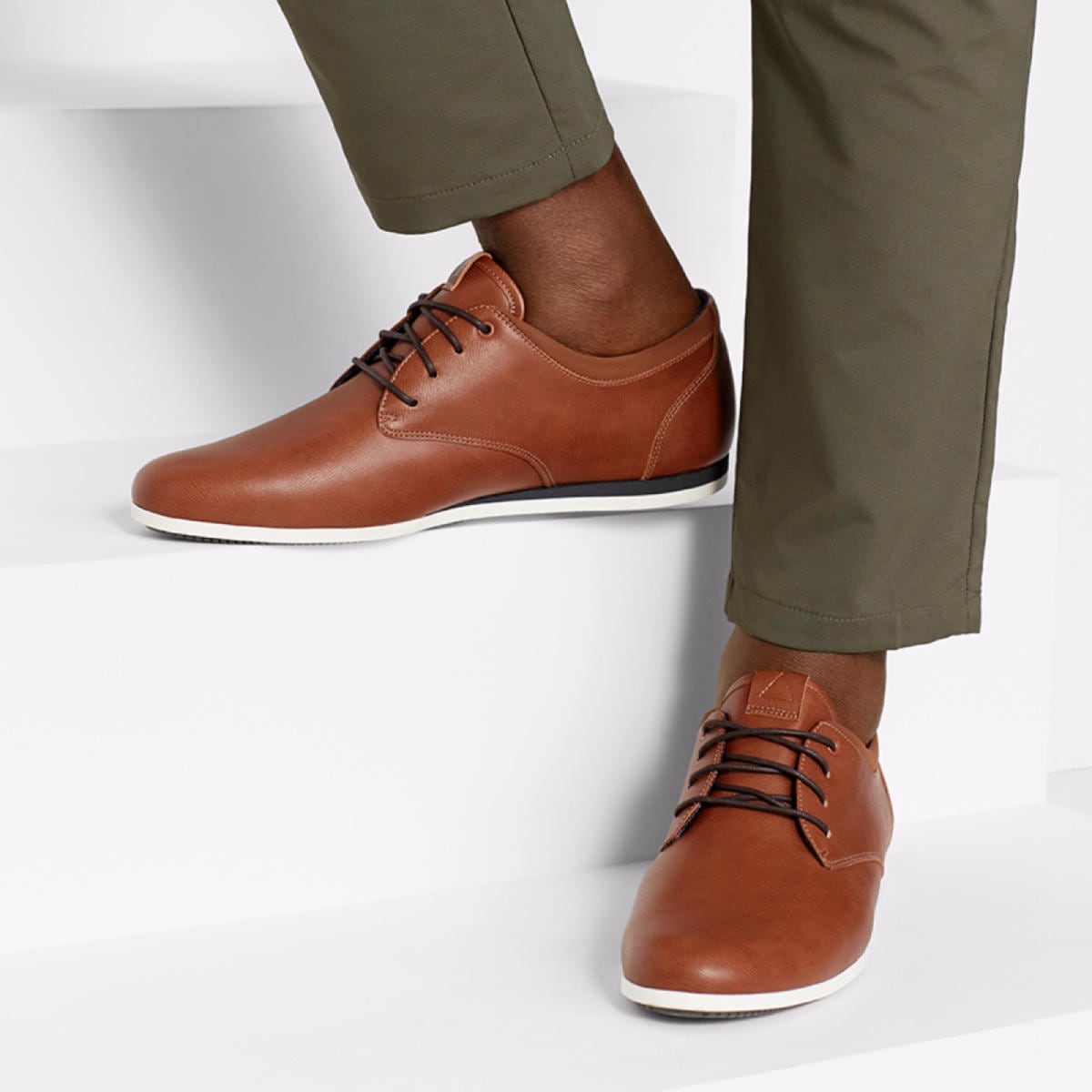 aldo brown casual shoes