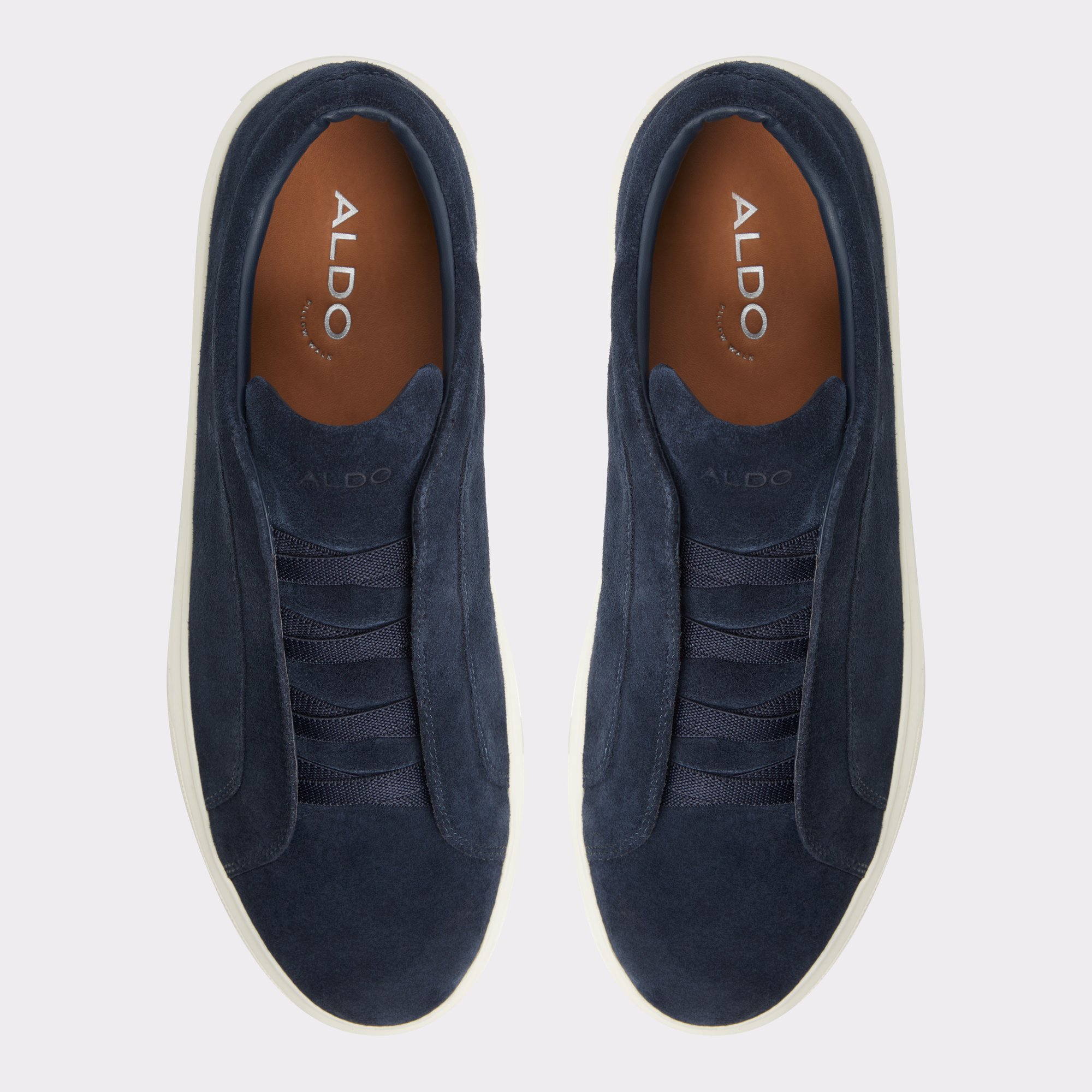 【ALDO】Abbott スエード スリッポンスニーカー Abbott Navy Men's Slip-ons | ALDO US