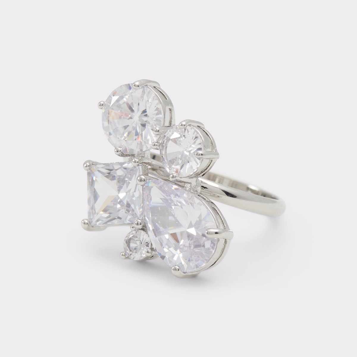 Acedan Silver/Clear Multi Women's Rings | ALDO US