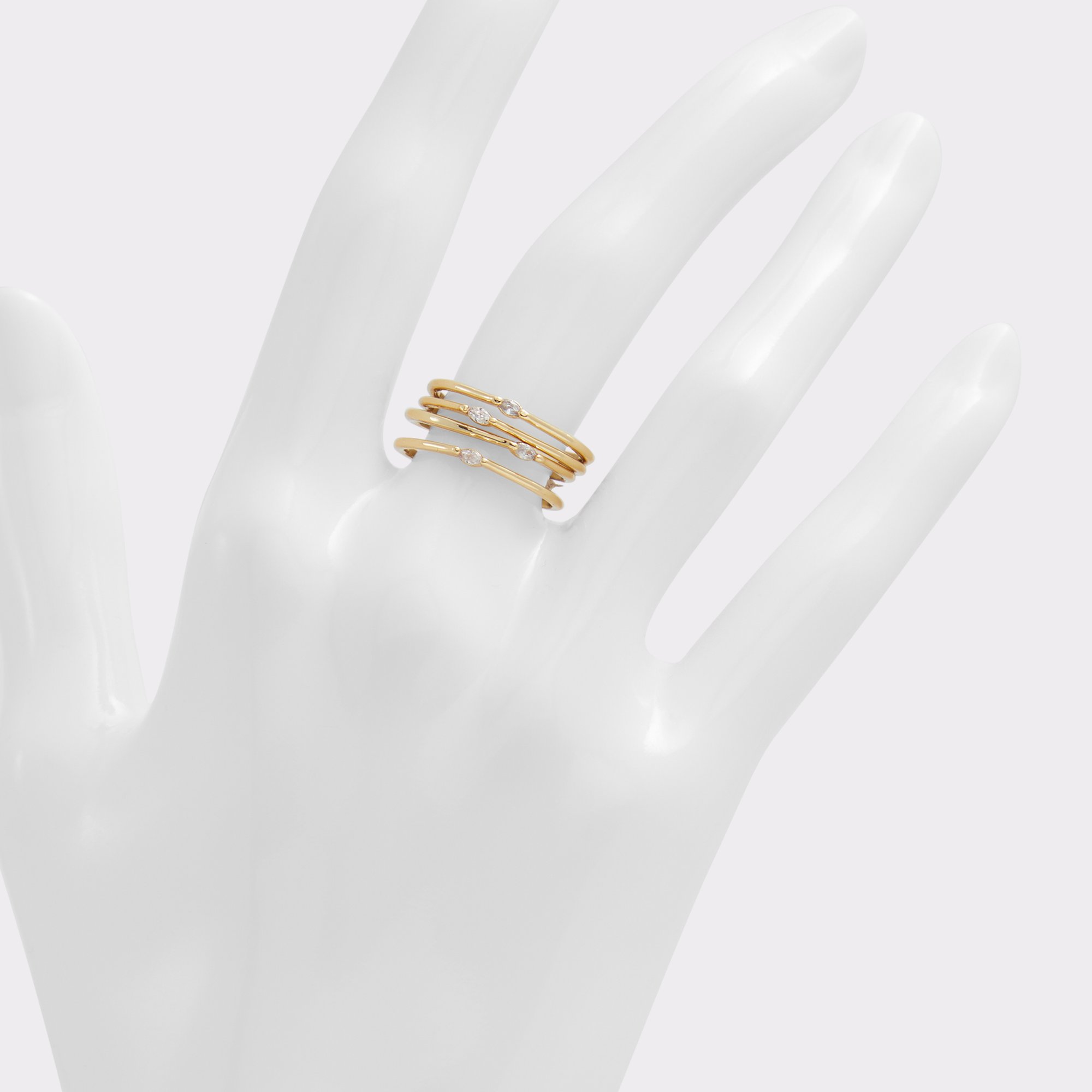 Addeline Gold/Clear Multi Women's Rings | ALDO Canada