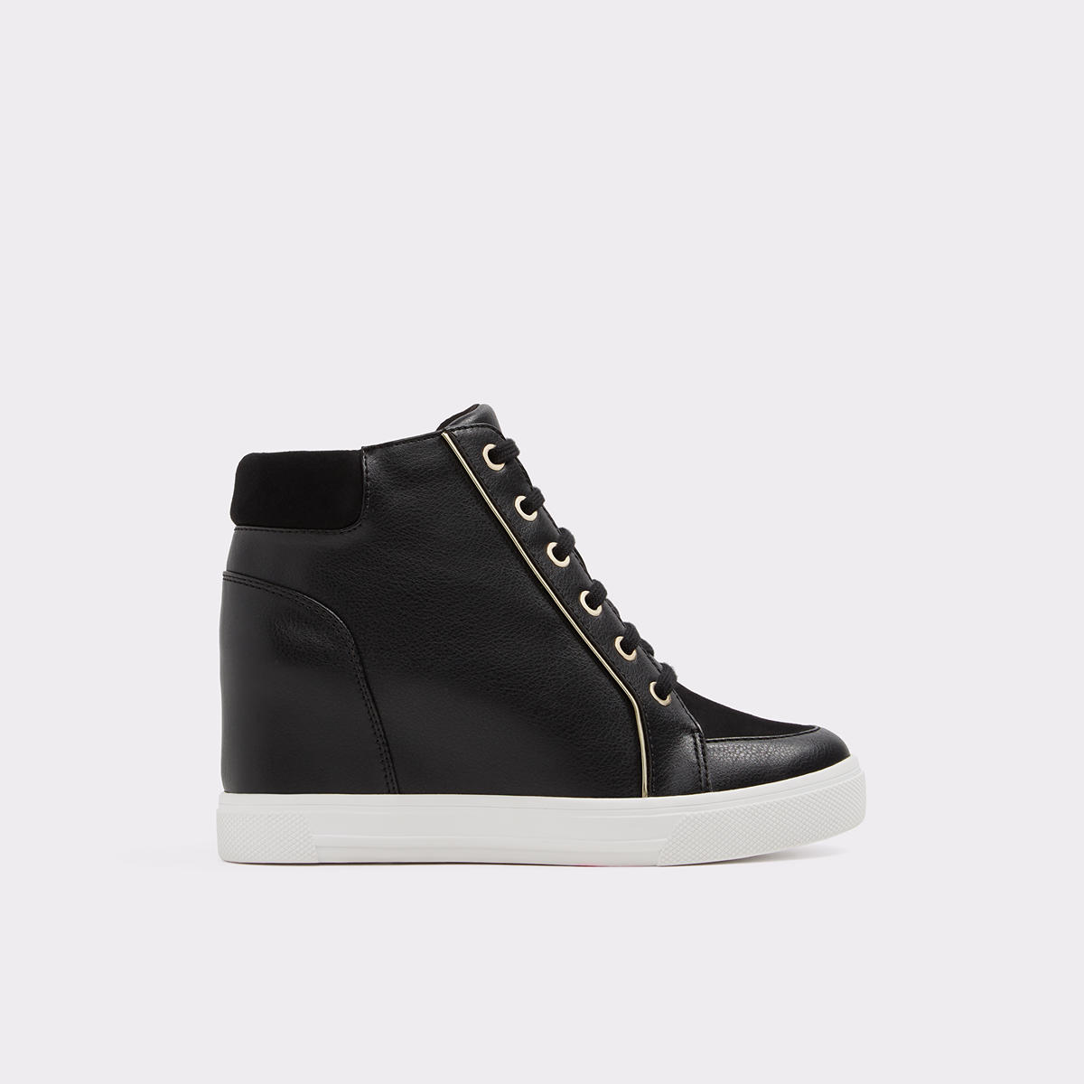 aldo white wedge sneakers