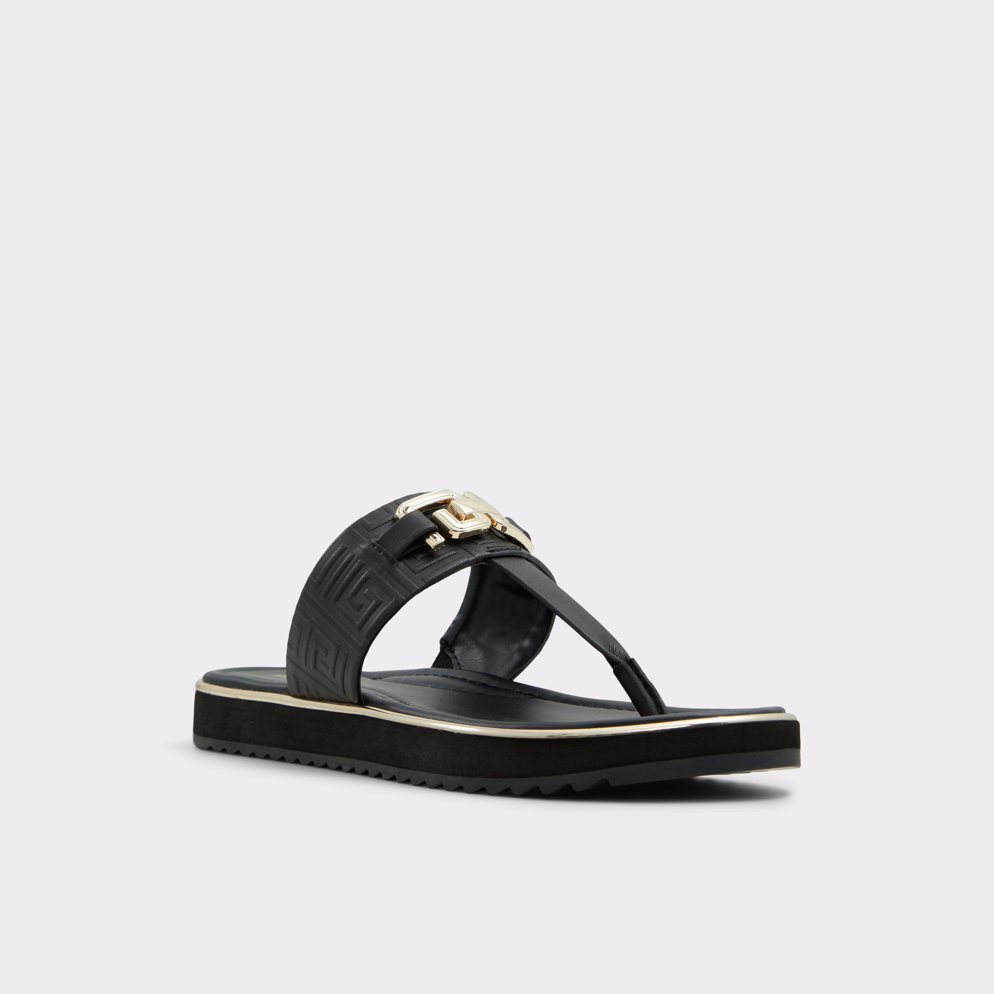 Adirahar Black Women's Flat Sandals | ALDO US