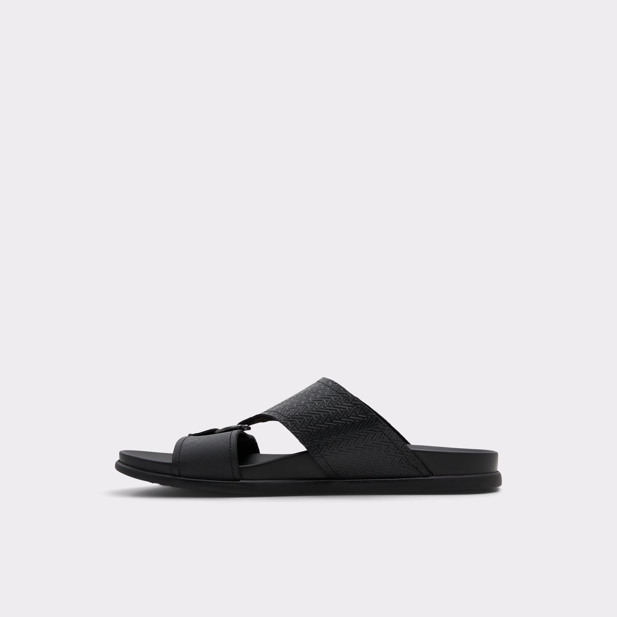 Adlar Black Men's Slides | ALDO US