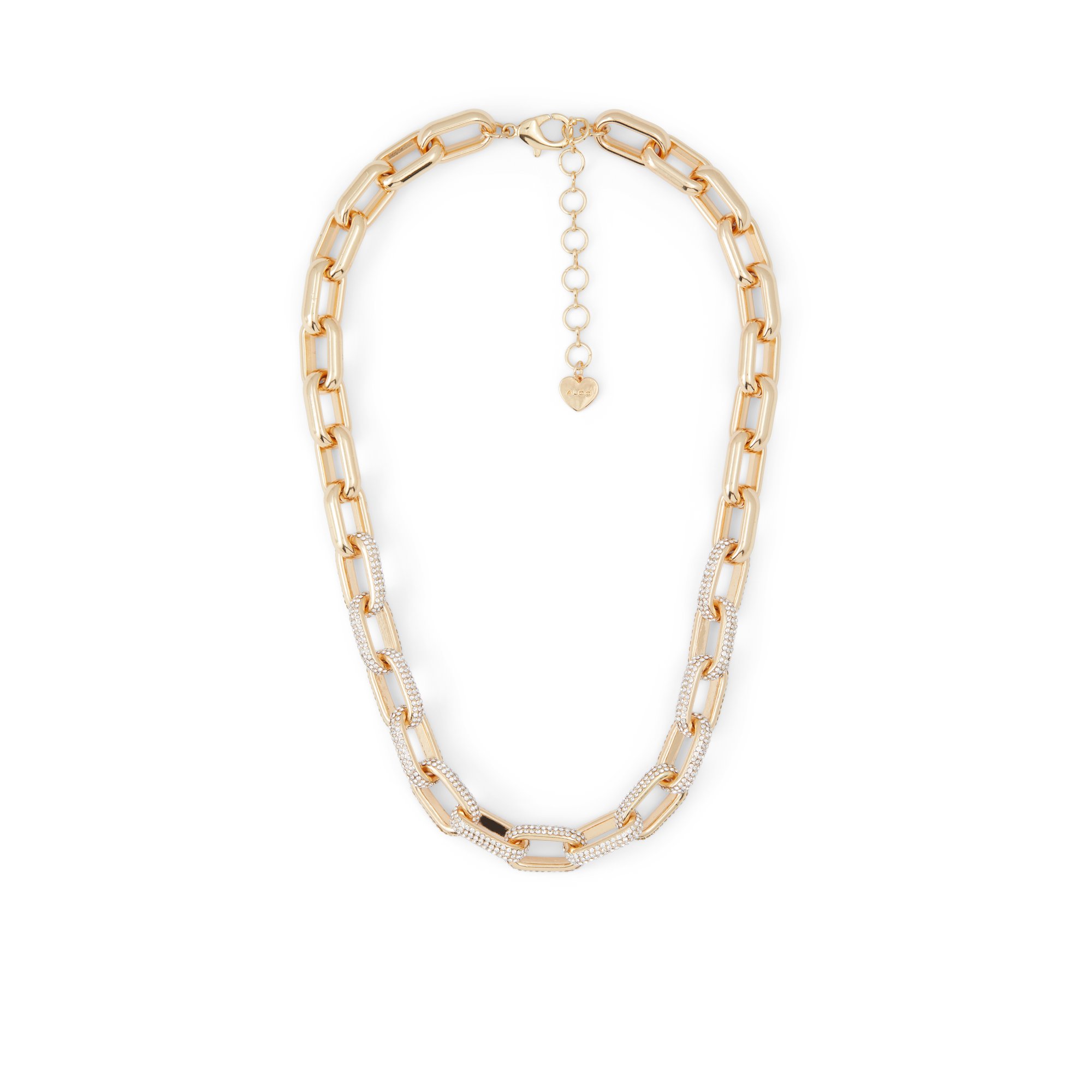 Image of ALDO Adoan - Women's Necklace Jewelry - Gold-Clear