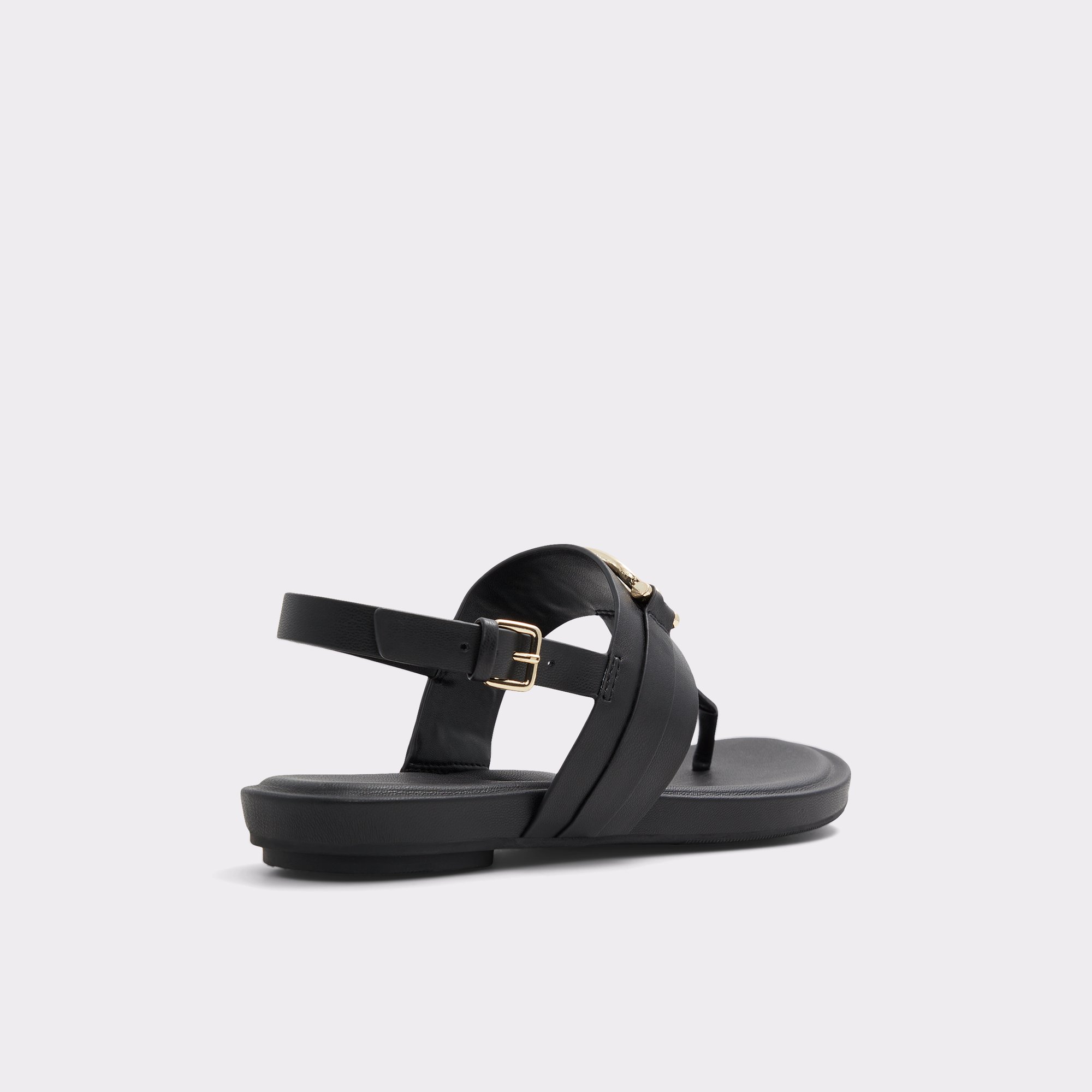 Adraynwan Black Women's Flat Sandals | ALDO US