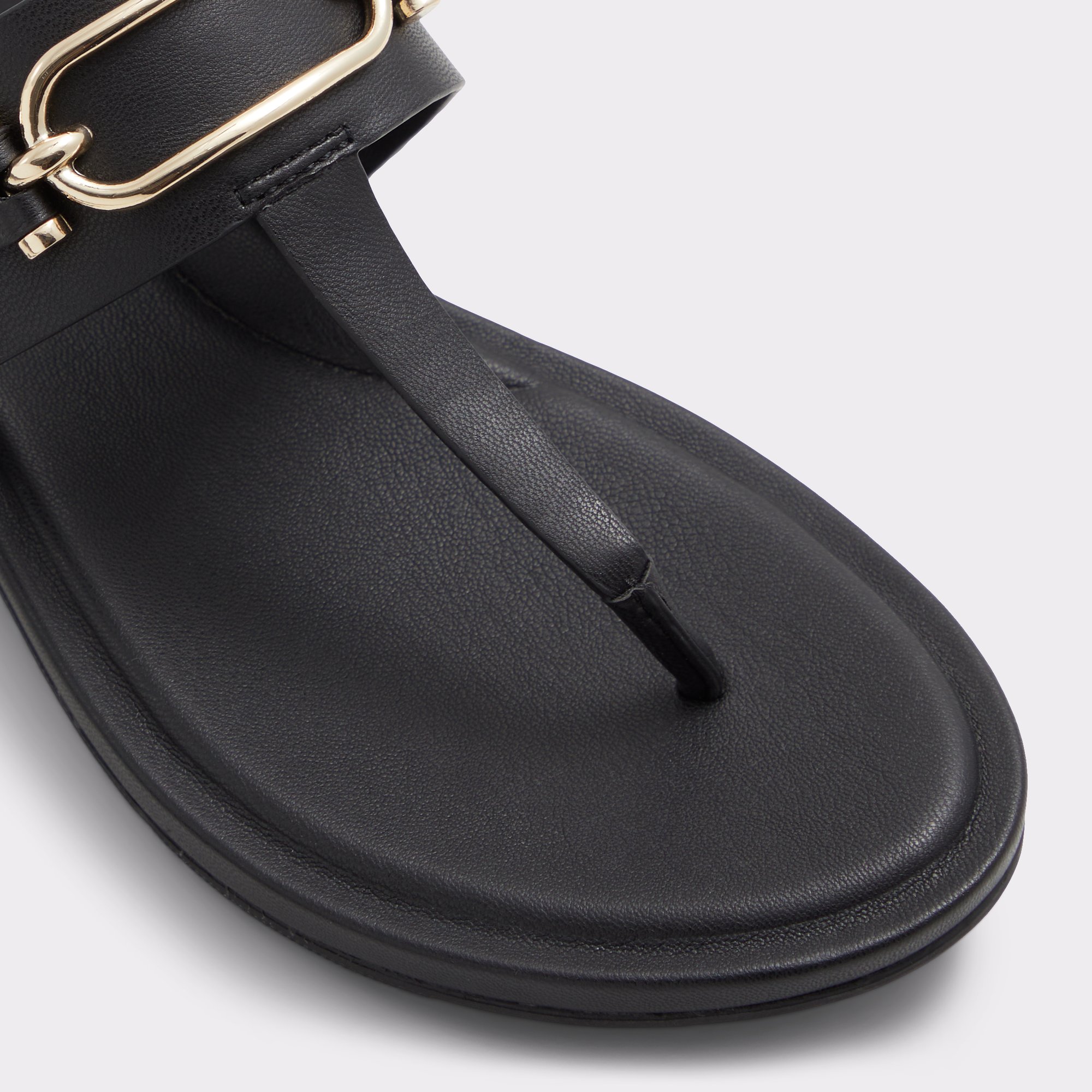 Adraynwan Black Women's Flat Sandals | ALDO Canada