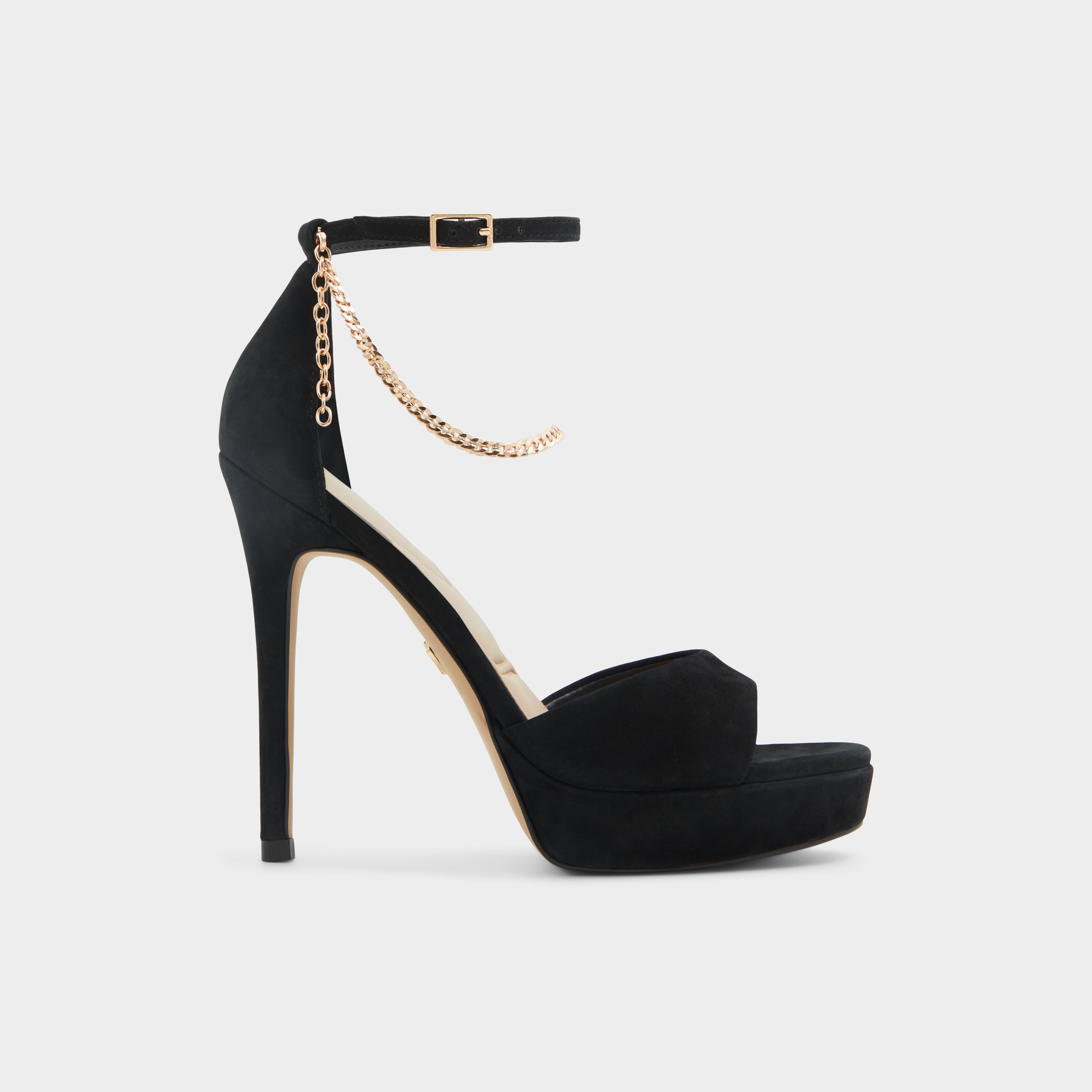 Afumeth Black Overflow Women's Platform sandals | ALDO US
