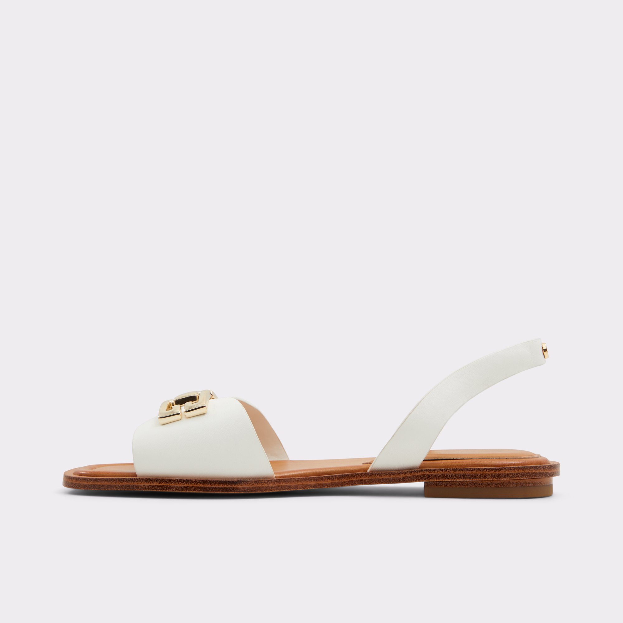 Agreinwan White Women's Flat Sandals | ALDO Canada