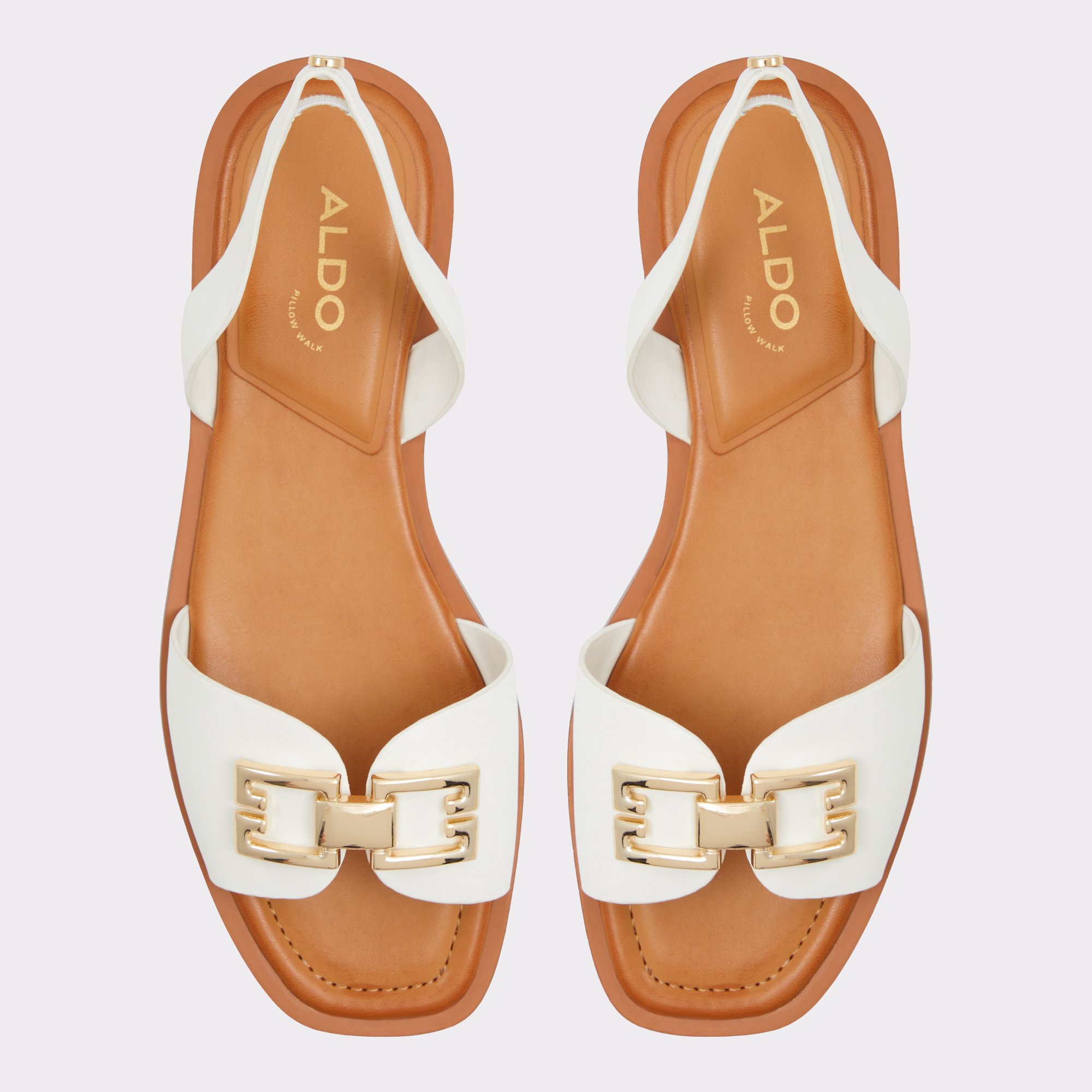 Agreinwan White Women's Flat Sandals | ALDO Canada