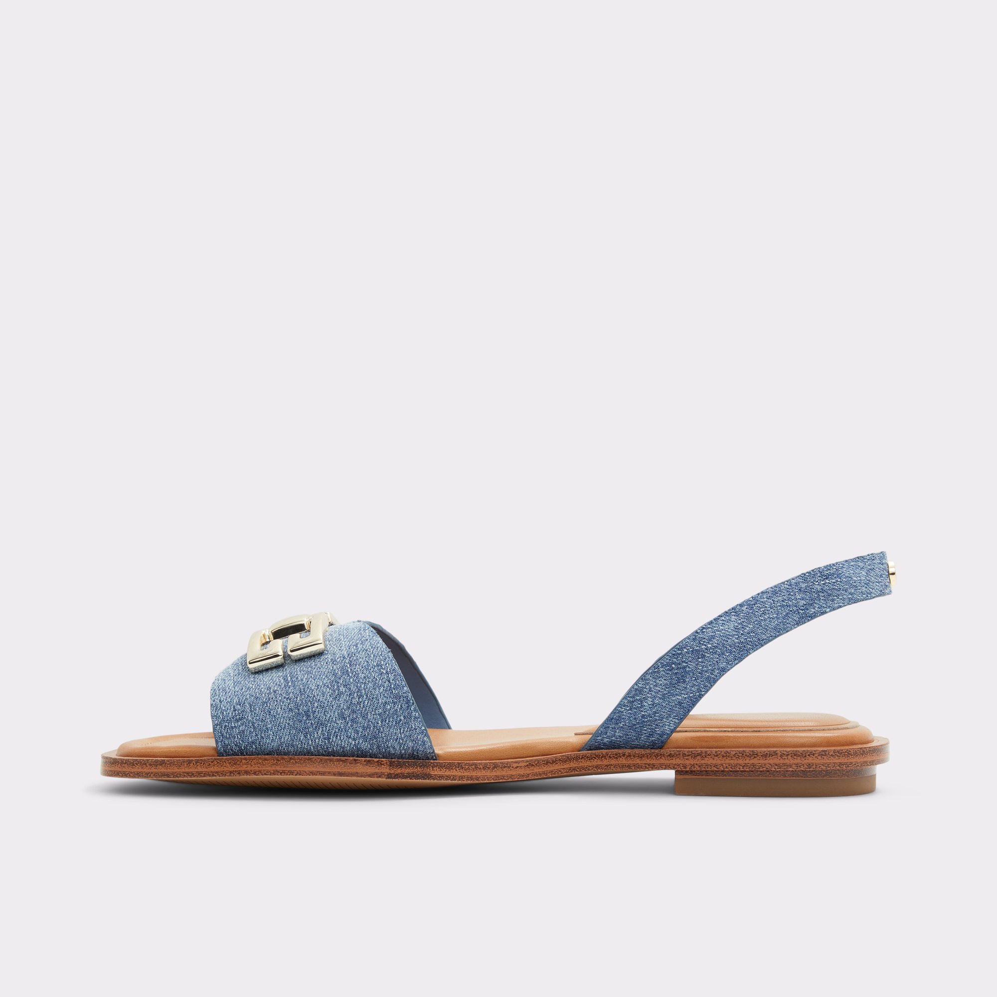 Agreinwan Medium Blue Women's Flat Sandals | ALDO Canada