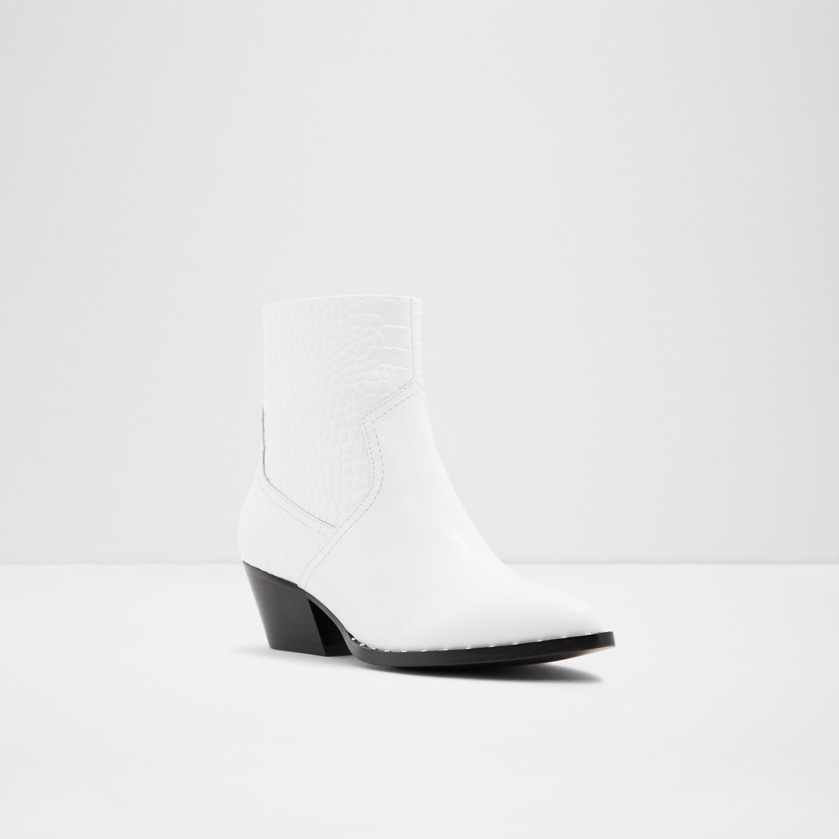 aldo white bootie