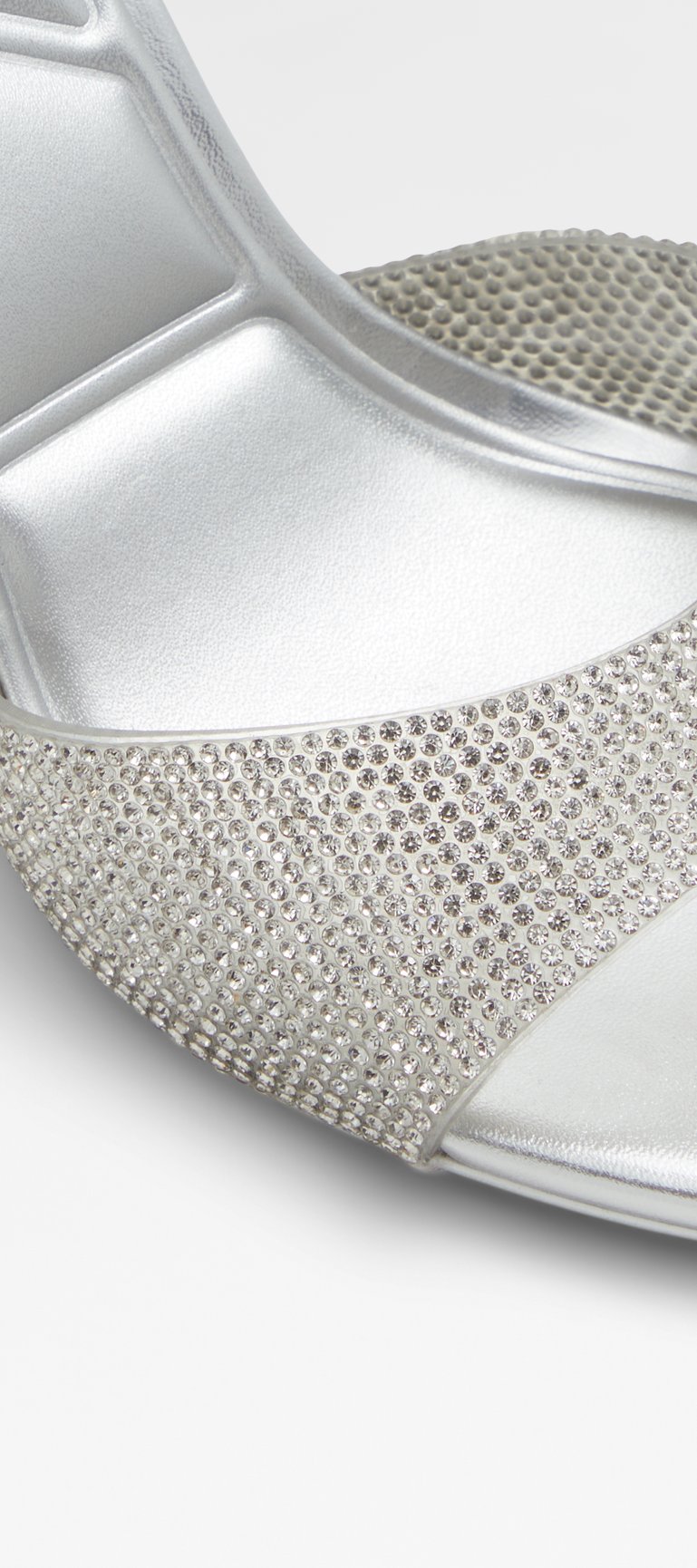 Sandalias De Tacón Aldo Aitana Para Mujer - Plateadas | Tirantes Y Tacón Stiletto