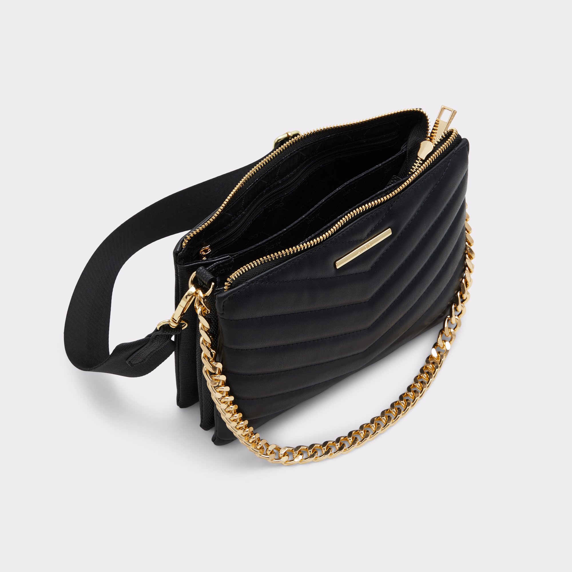 ALDO Hailan Chain Strap Cross Body Bag in Black