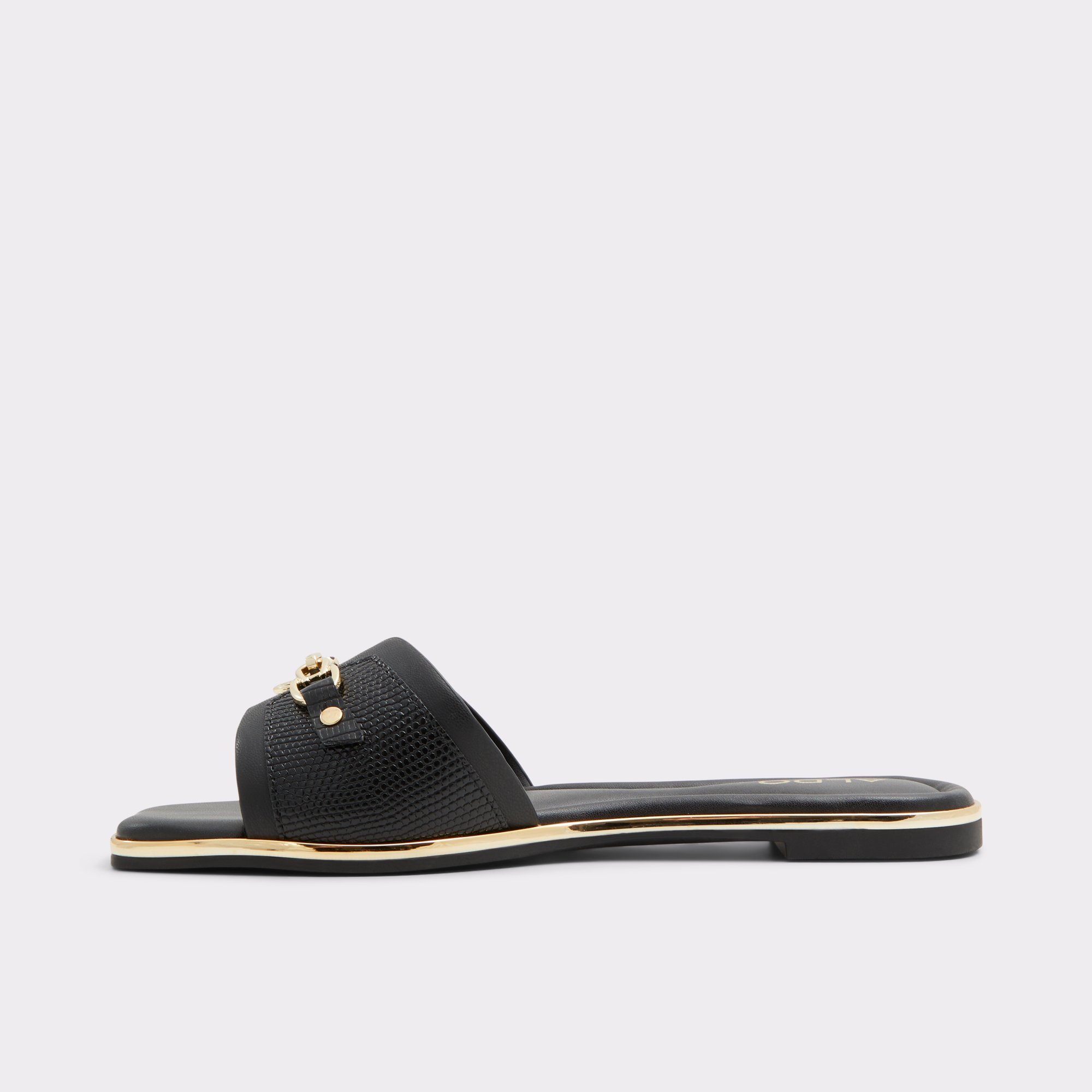 Alamassi Black Women's Flat Sandals | ALDO US