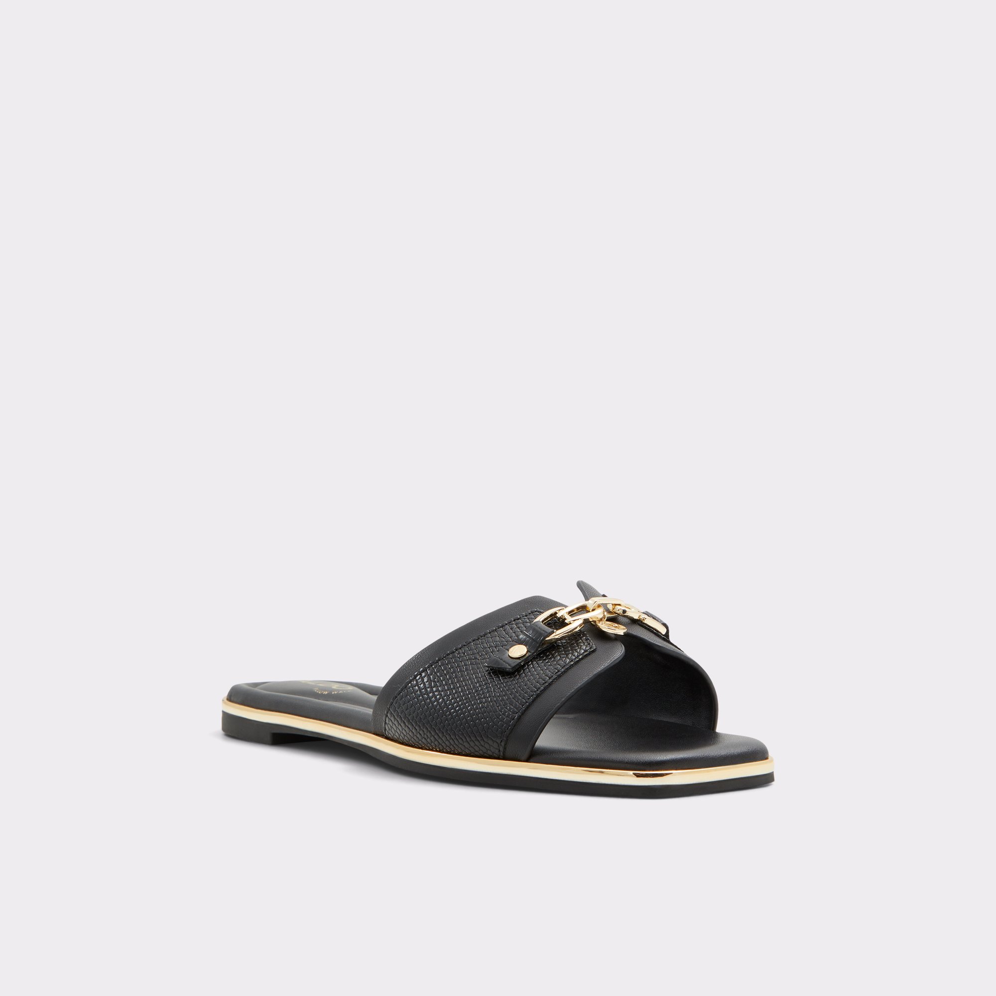 Alamassi Black Women's Flat Sandals | ALDO US