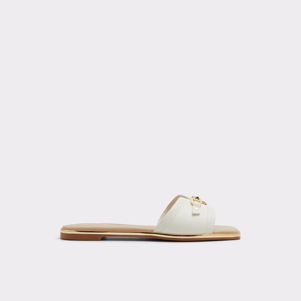Women's Flat Sandals & Slides in White | ALDO US