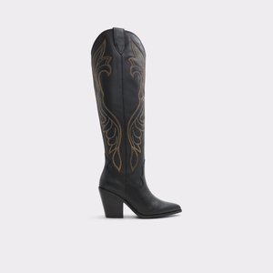 알도 ALDO Alamo Black Womens Tall Boots
