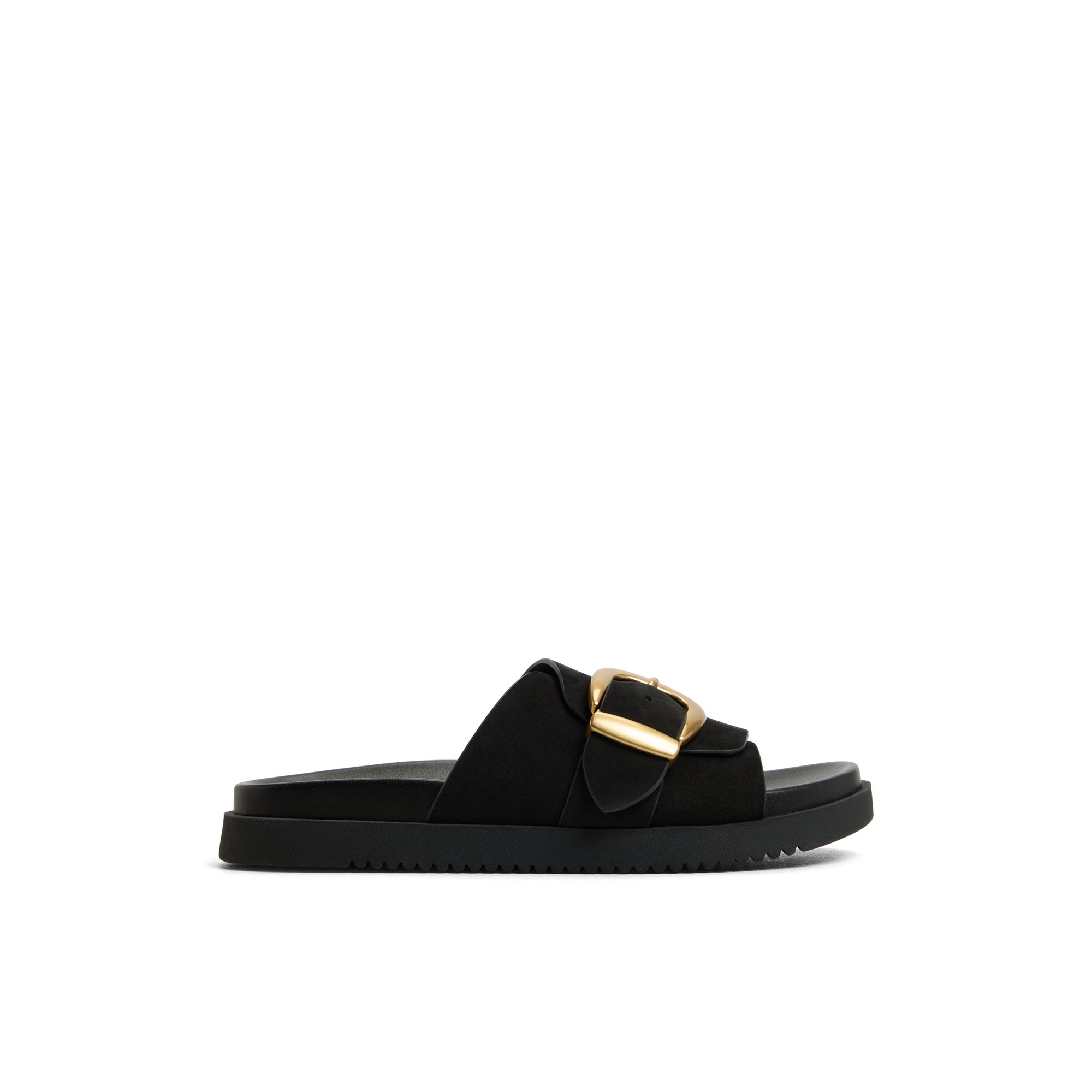 ALDO Alenana - Women's Footbed Sandal Sandals - Black, Size 7