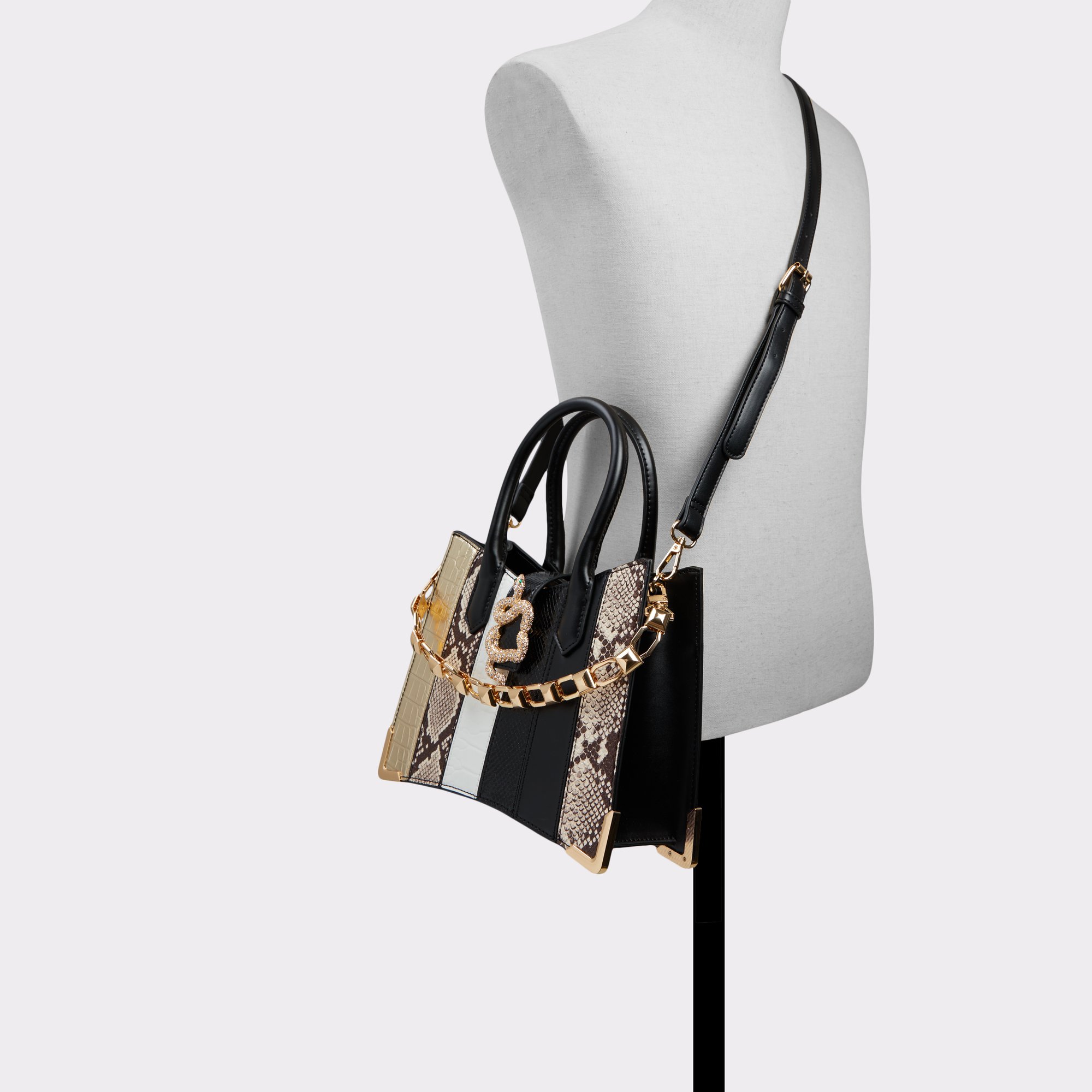 Alenanax Black Overflow Women's Tote & Satchel bags | ALDO US