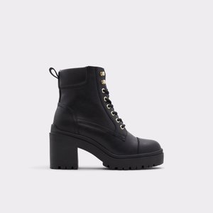 알도 ALDO Alique Black Leather Smooth Womens Winter boots