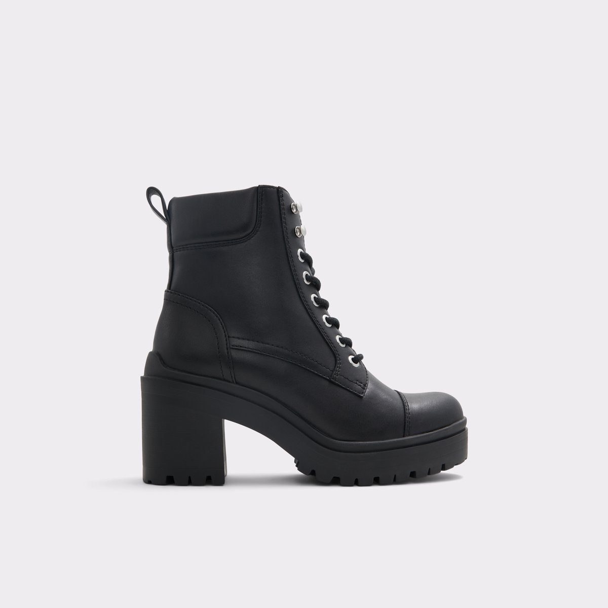 Alique Black Leather Smooth Women's Winter boots | ALDO Canada