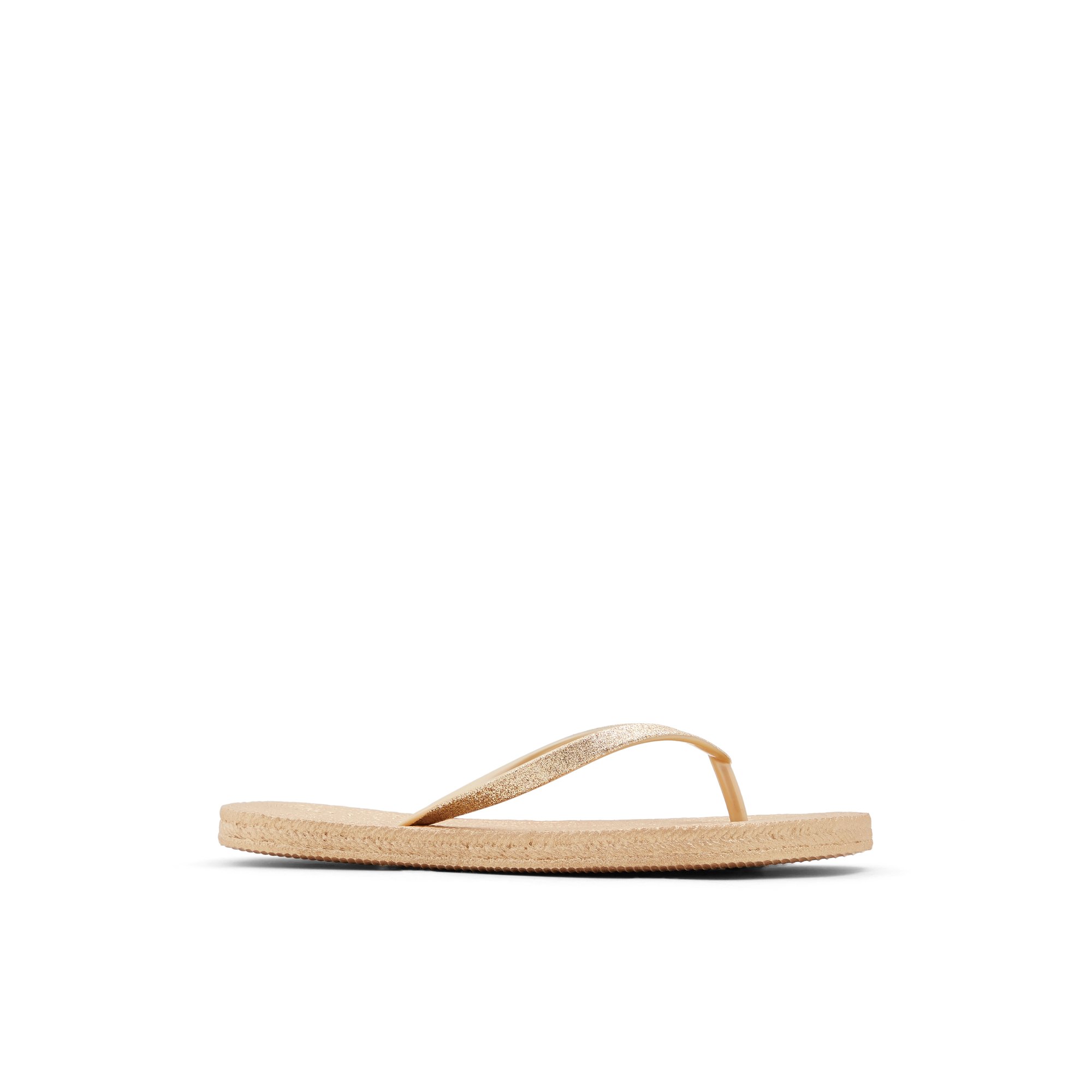 Image of ALDO Aloomba - Women's Flat Sandals - Gold, Size 10