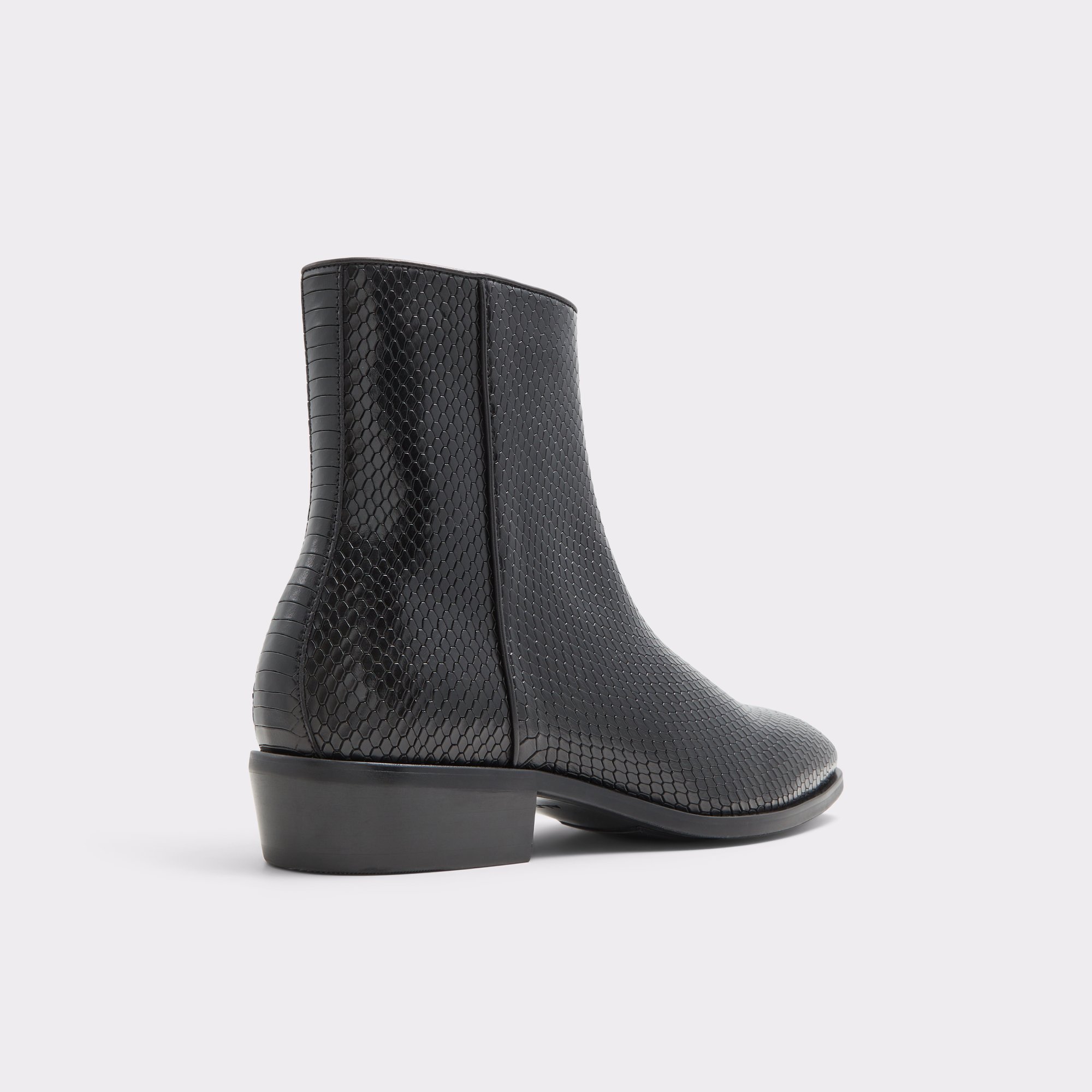 Amur Other Black Leather Snake Men's Dress boots | ALDO Canada