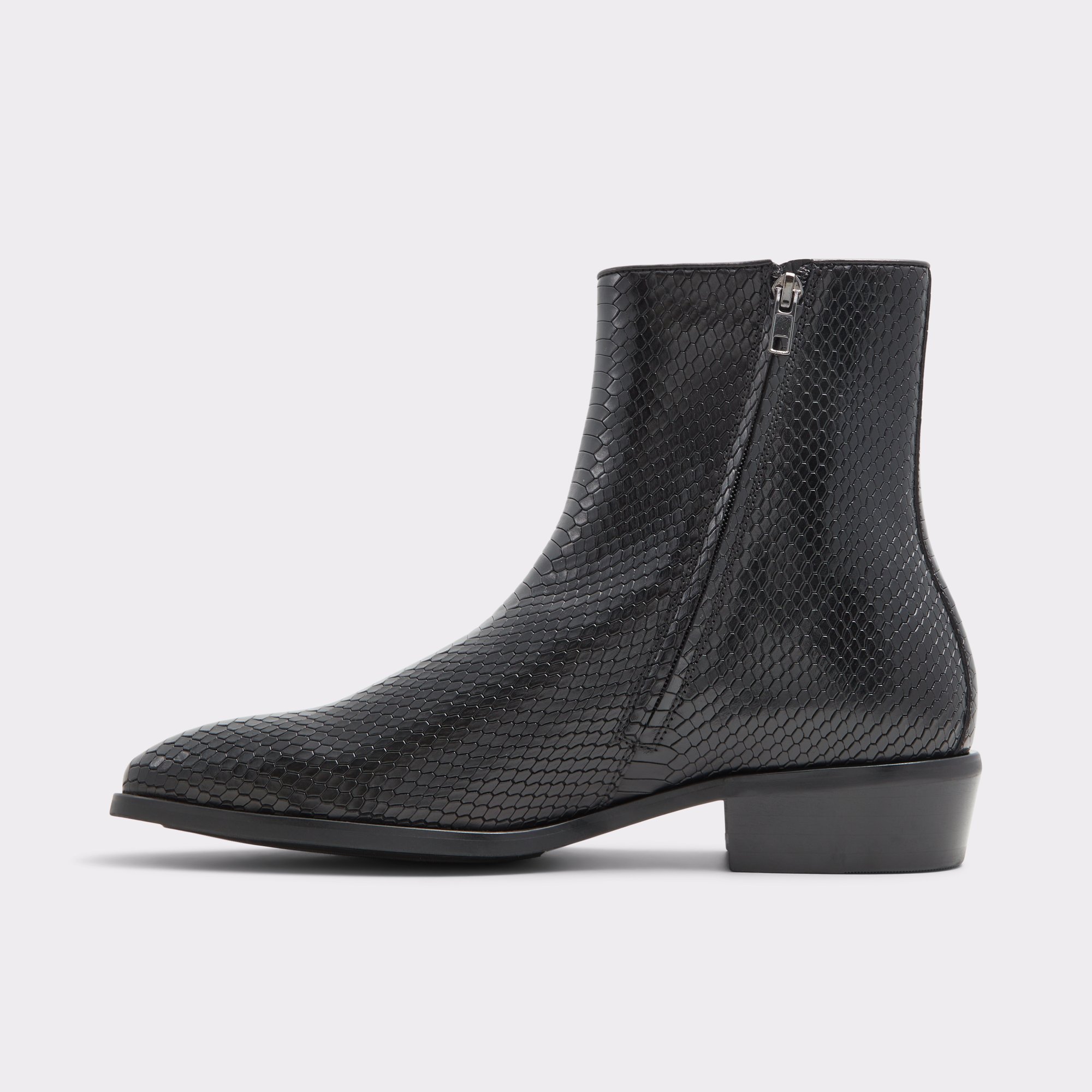 Amur Other Black Leather Snake Men's Dress boots | ALDO Canada