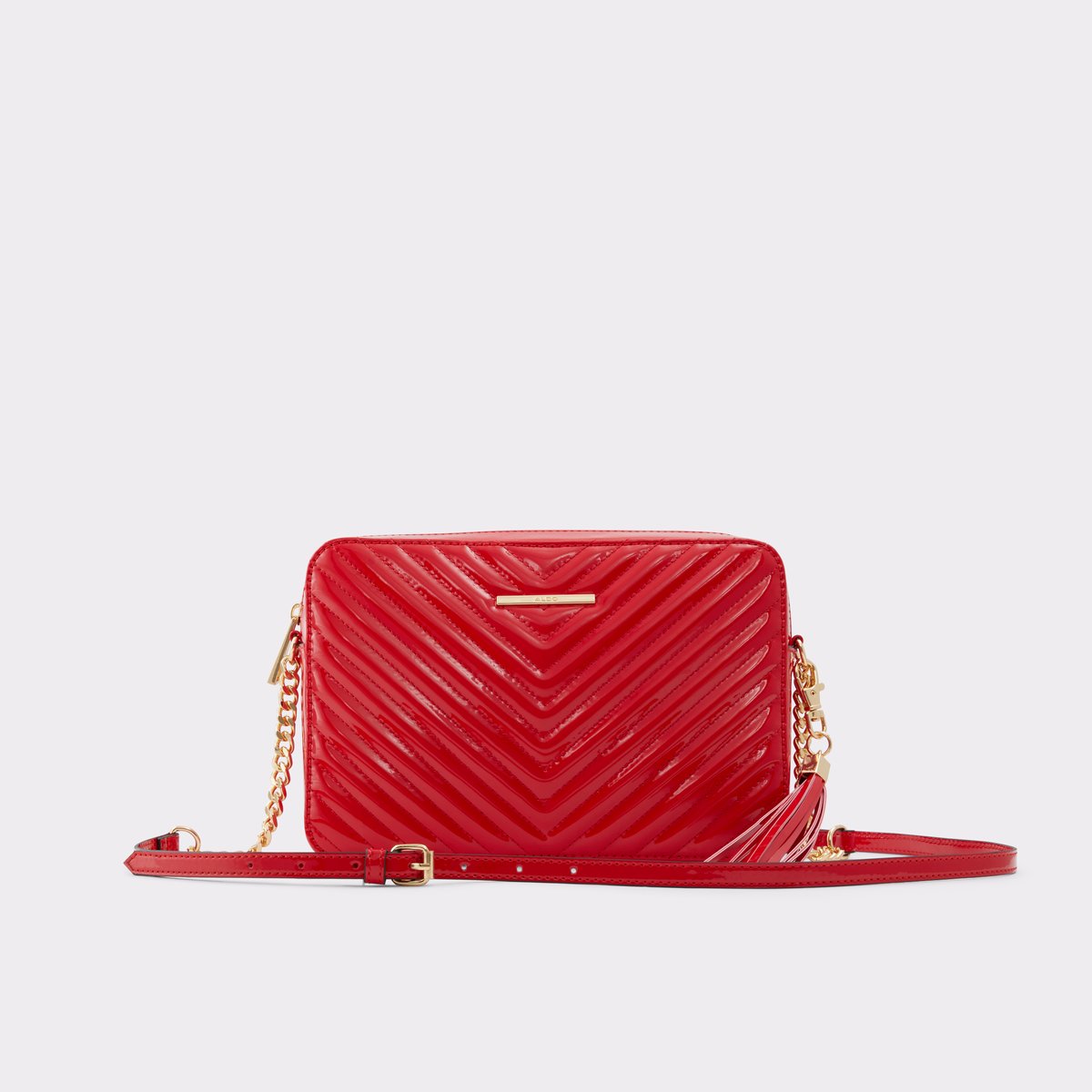 Aldo Top Handle Purse with Strap in Dark Red | www.theconservative.online
