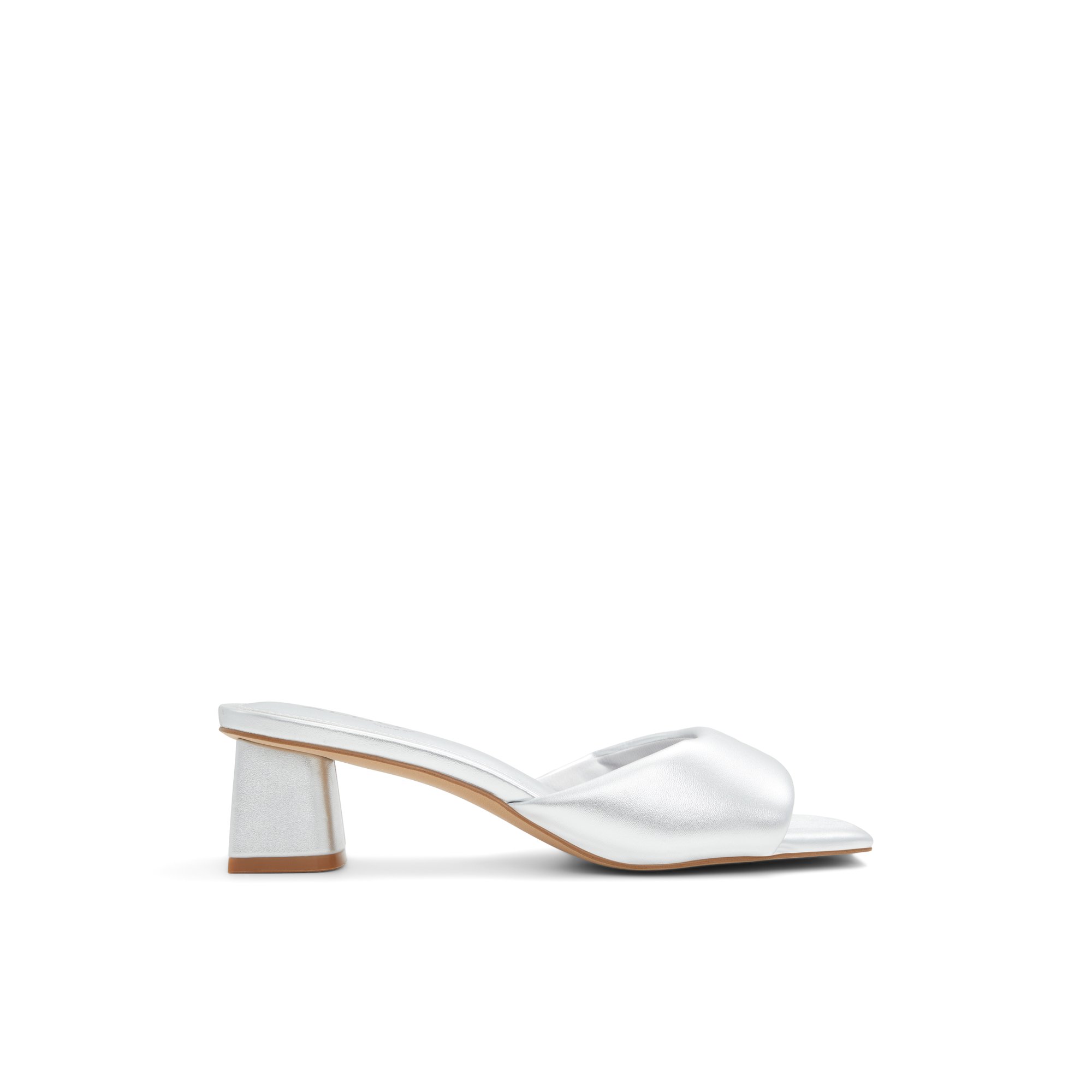 ALDO Aneka - Women's Heeled Mules Sandals - Silver