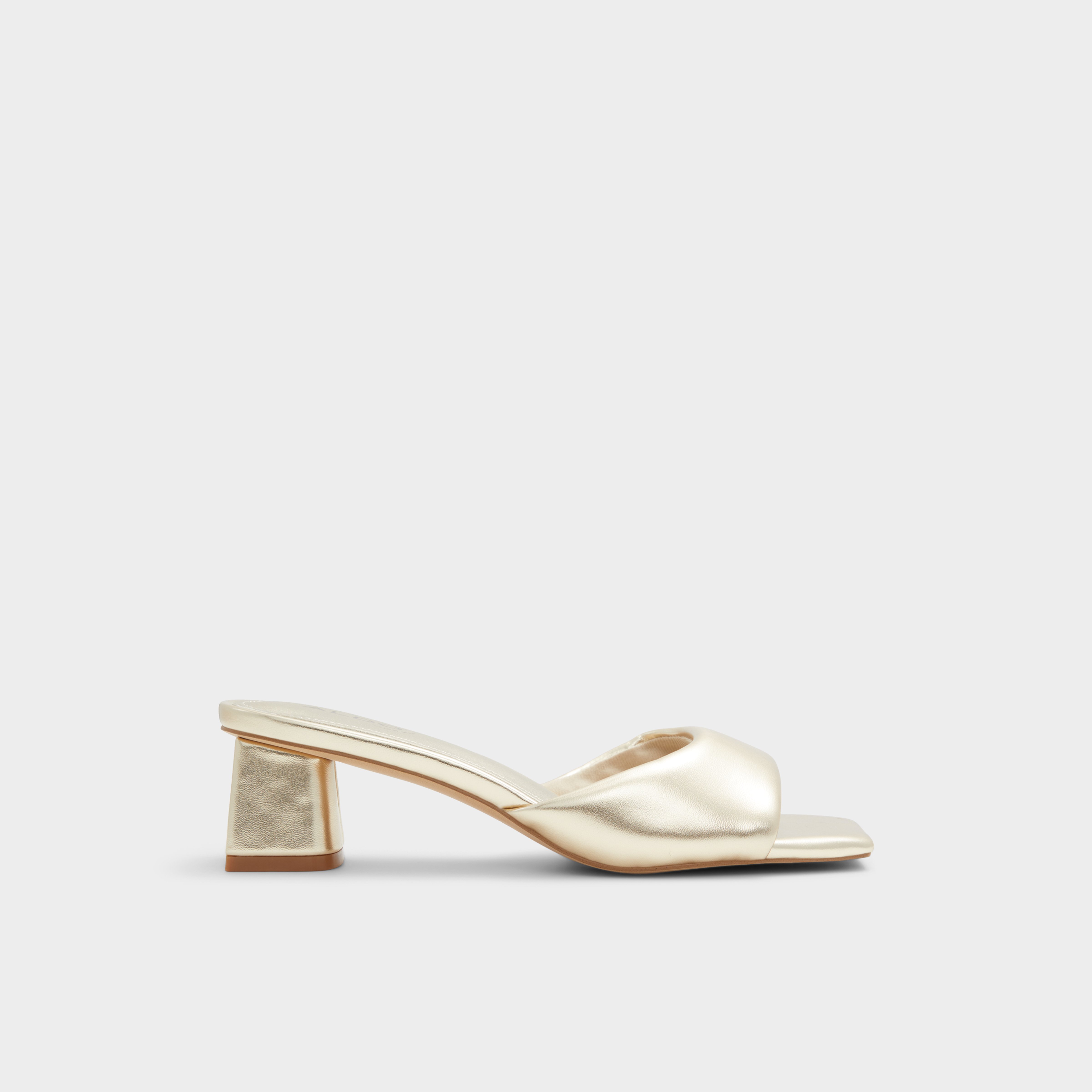 Aneka Gold Women's Heeled mules | ALDO US