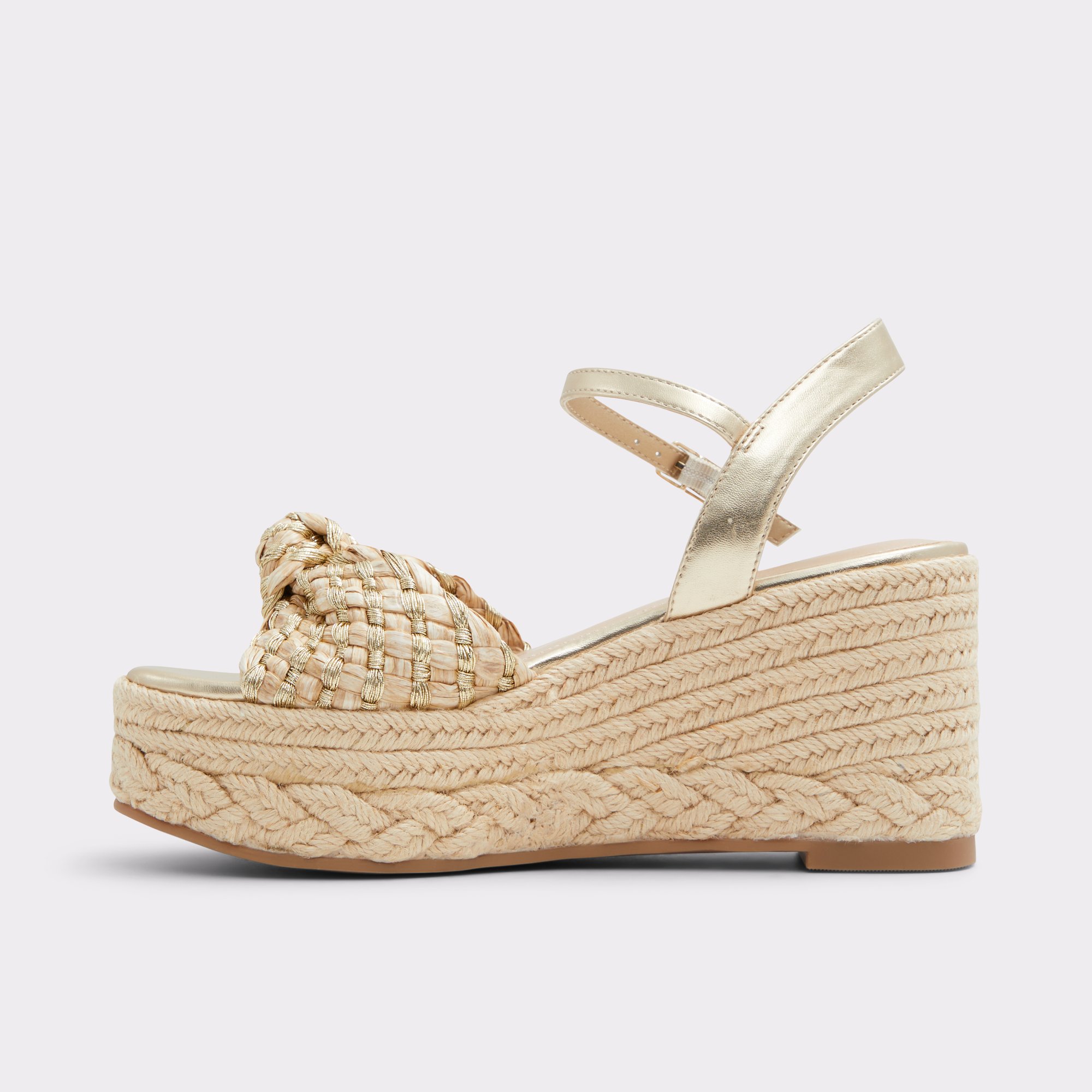 Annamarie Gold Women's Wedges | ALDO Canada