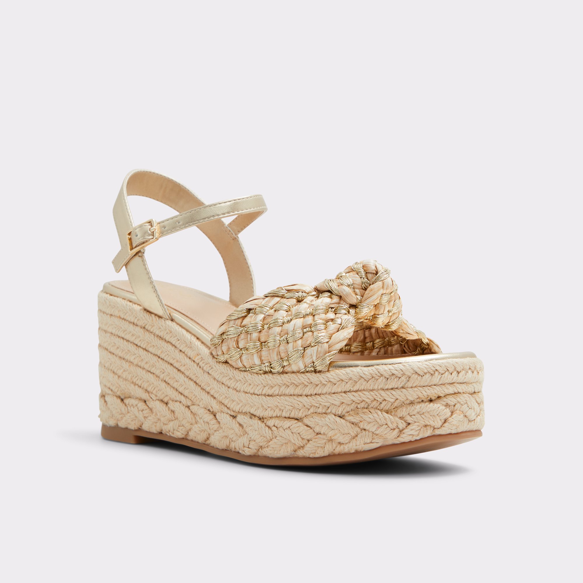 Annamarie Gold Women's Wedges | ALDO Canada