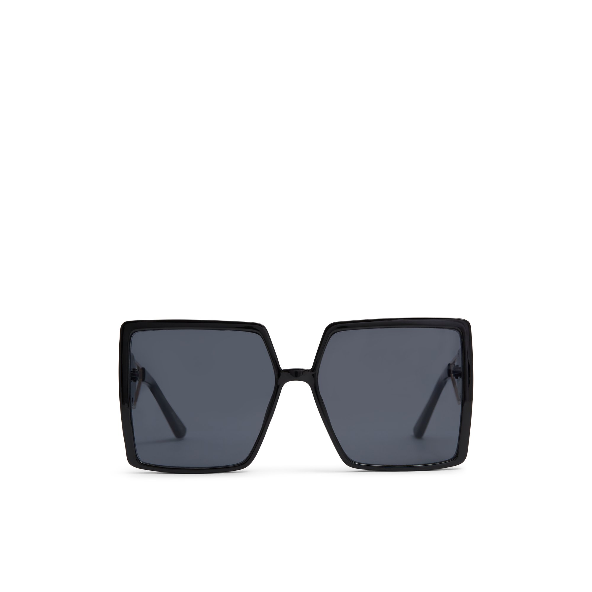 Image of ALDO Annerelia - Women's Square Sunglasse - Black-Gold