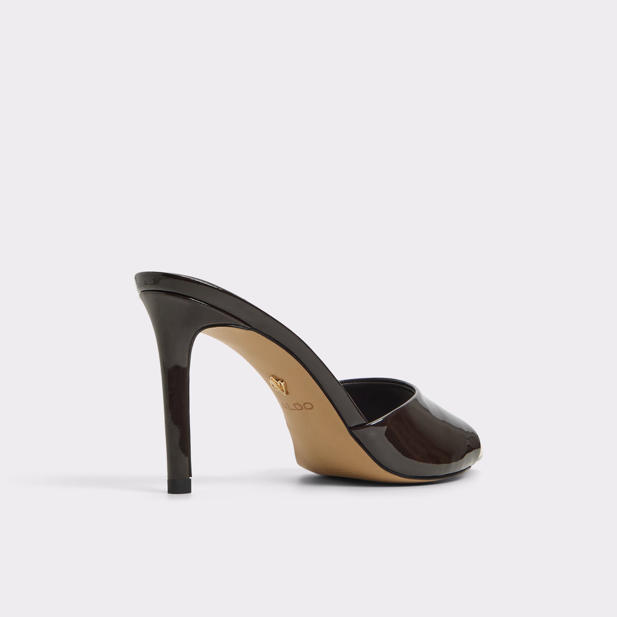 ALDO*メタリックアクセント/大人の足元/ミュール*Anniebrilden Anniebrilden Dark Brown Women's Heeled mules | ALDO US
