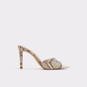 Aldo snakeskin fashion mules