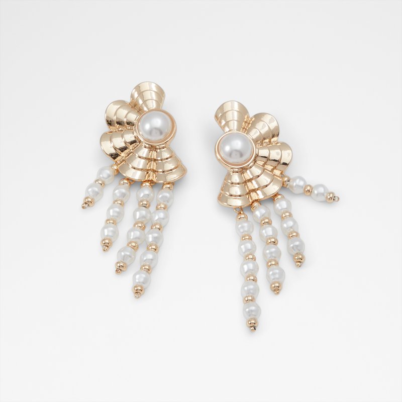 arielearring arete de mujer-blanco_white