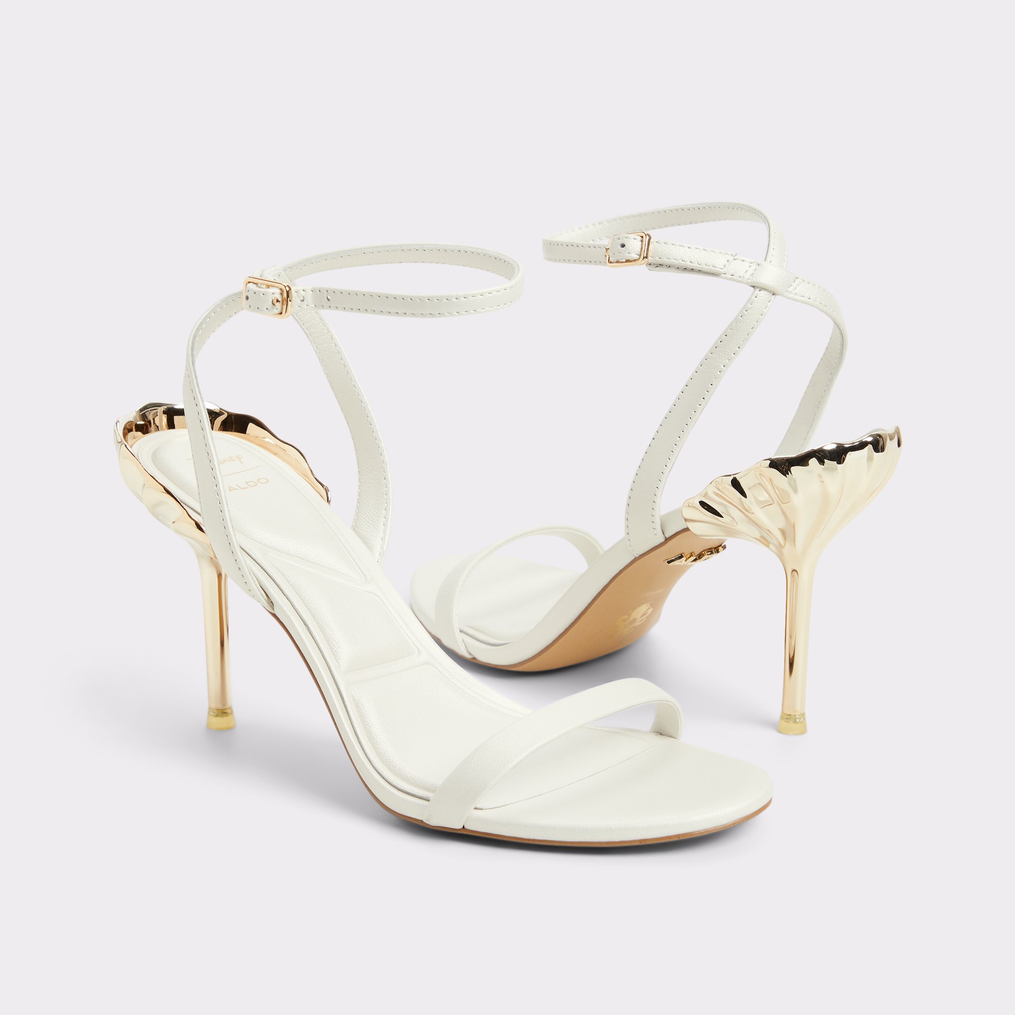 コラボ! Disney x ALDO☆本革 アリエル・ハイヒール Arielheel Arielheel White Women's Disney | ALDO US