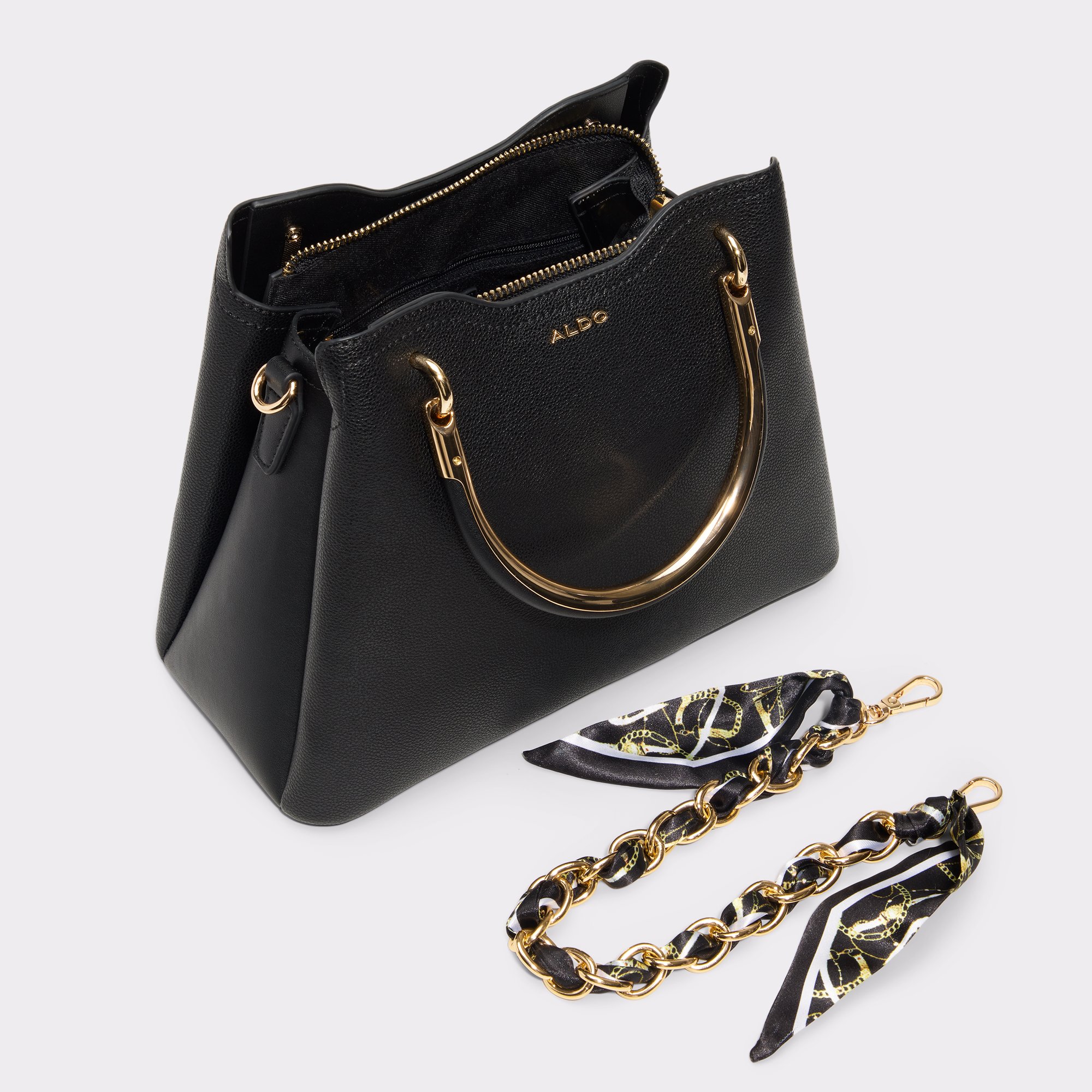 エレガントな魅力★ALDO★Arrayan サッチェルバッグ Arrayann Black Women's Tote & Satchel bags | ALDO US