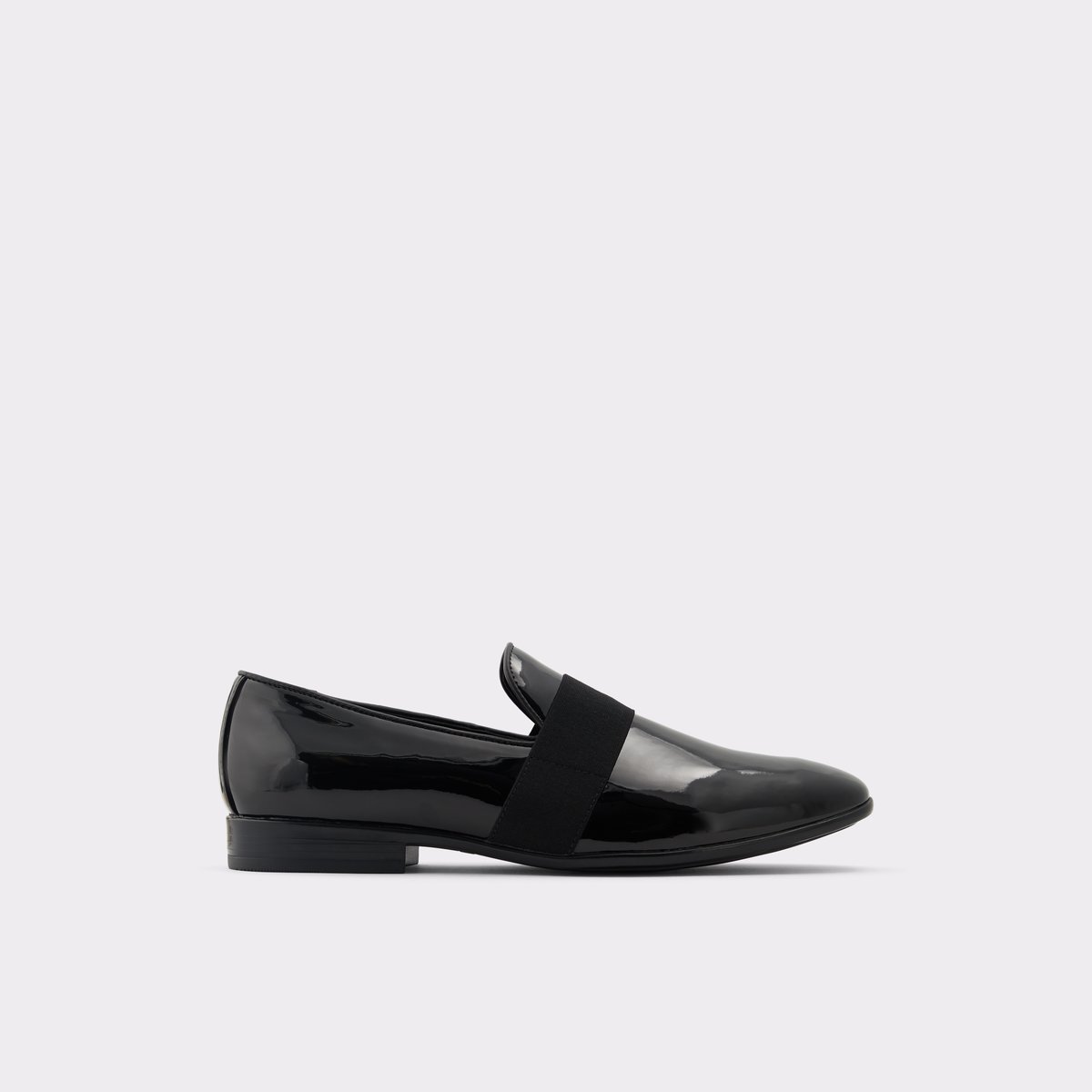 Asaria Black Synthetic Patent Men's Loafers & Slip-Ons | ALDO US