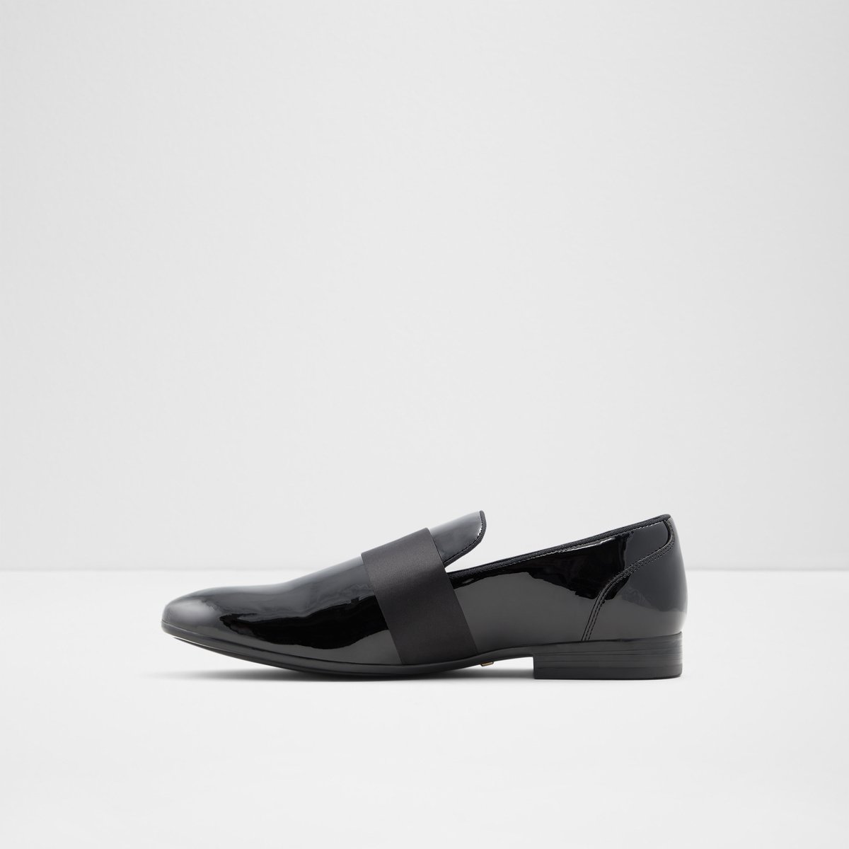Asaria Black Synthetic Patent Men's Loafers & Slip-Ons | ALDO Canada