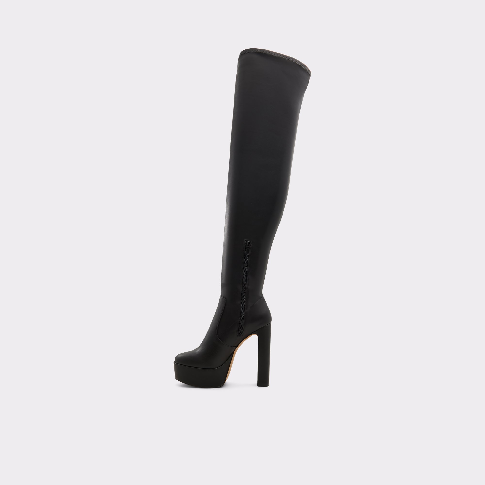Astelawan Black Synthetic Stretch Women's Tall Boots | ALDO US
