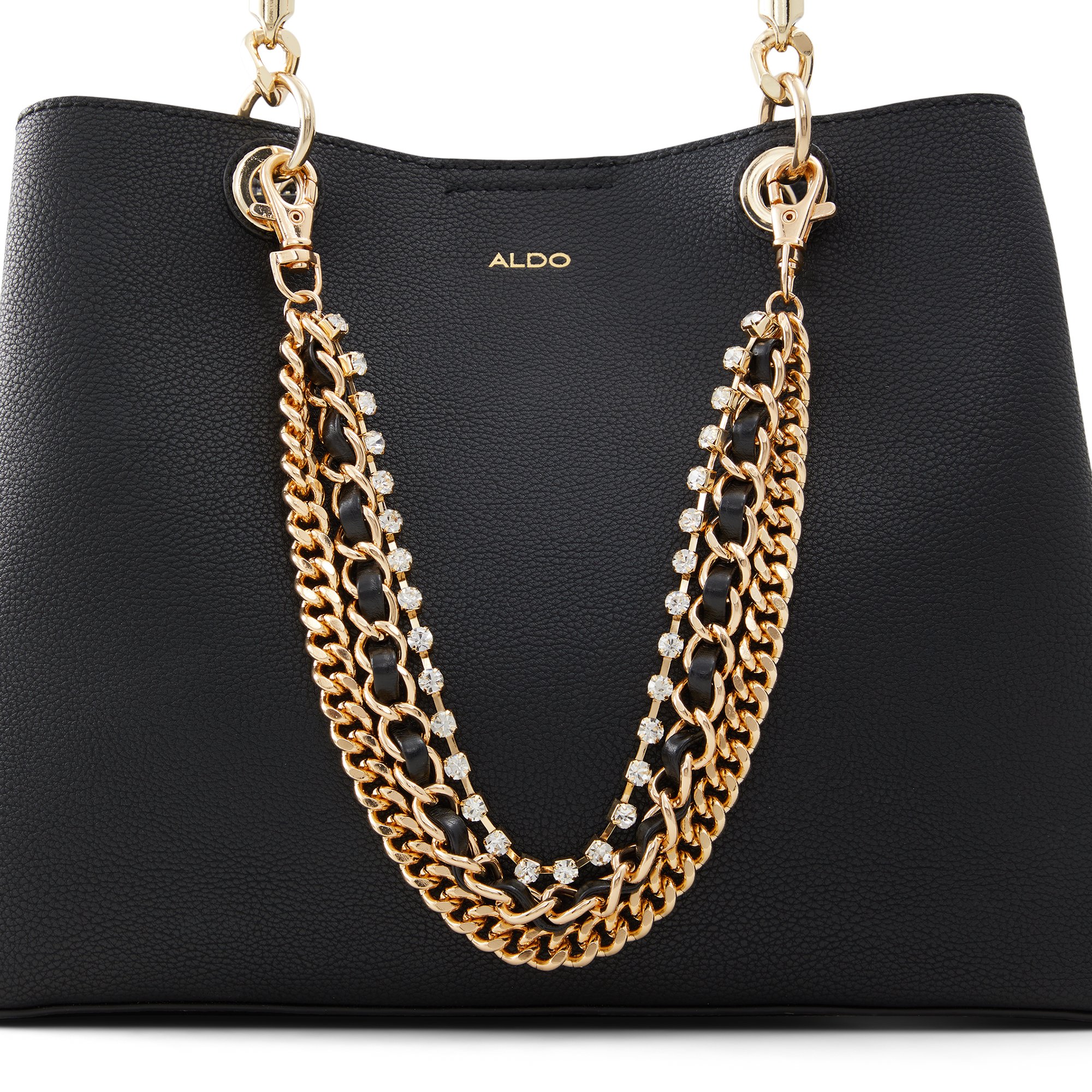 Image of ALDO Astiraniel - Women's Bag Charm - Black-Gold
